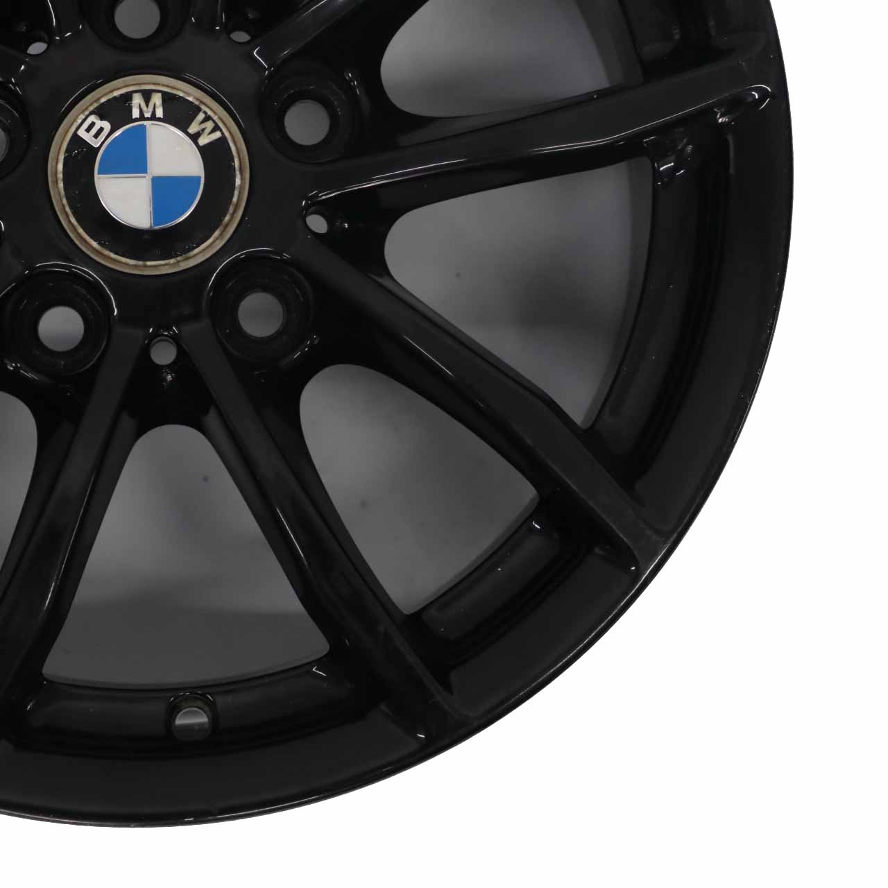 BMW F20 F21 F22 F23 Black Wheel Alloy Rim 16" 7J ET:40 V-Spoke 378 6796202