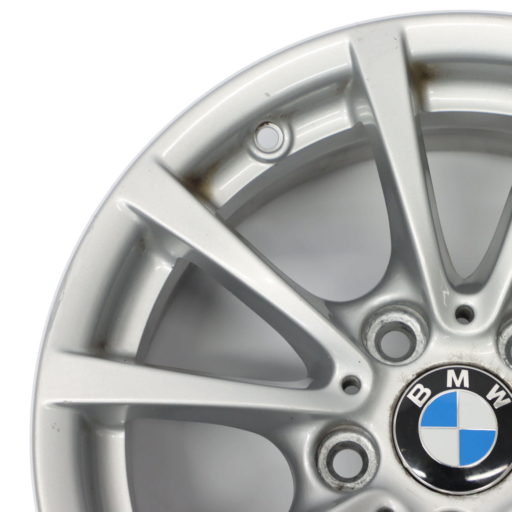 BMW F30 F31 F36 Silver Alloy Wheel Rim 16" 7J ET:31 V-spoke 390 6796236