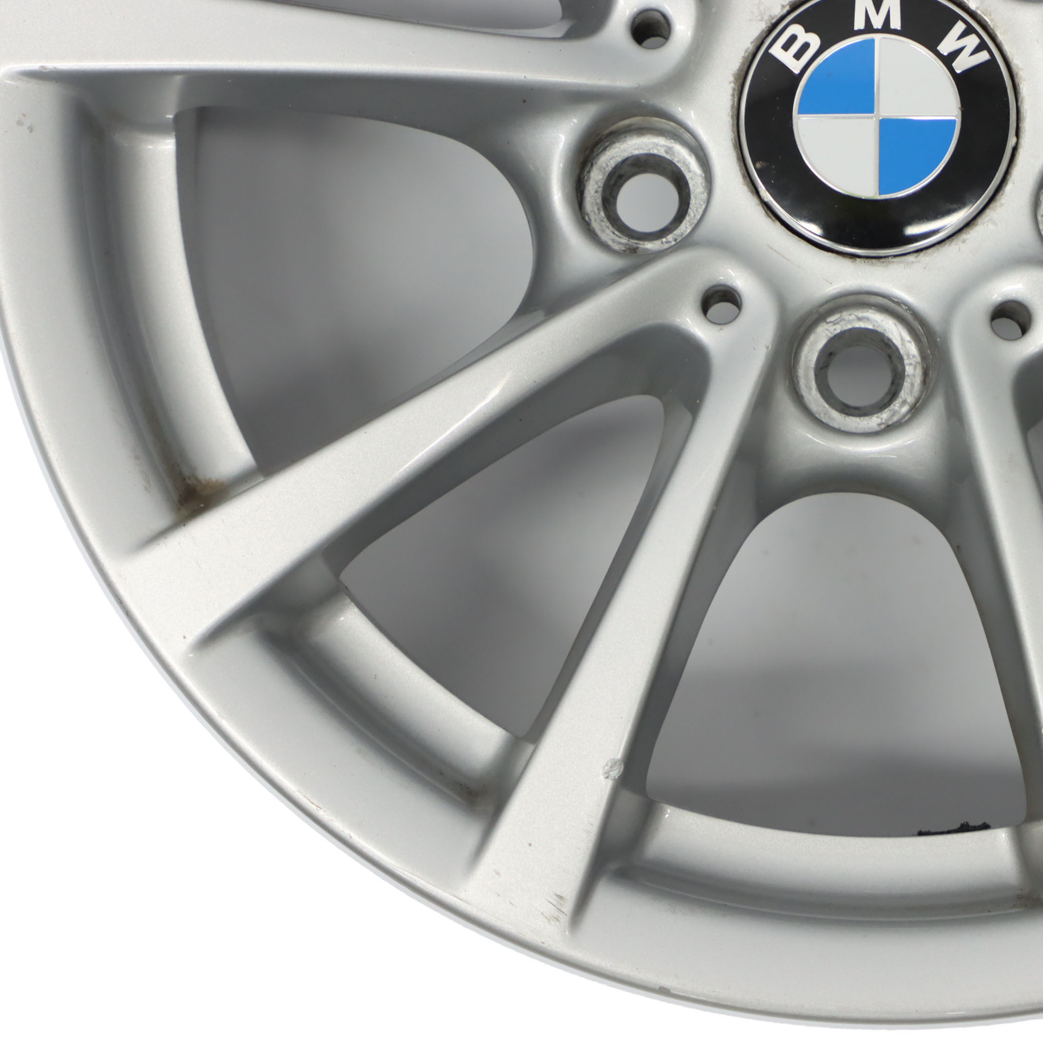 BMW F30 F31 F36 Silver Alloy Wheel Rim 16" 7J ET:31 V-spoke 390 6796236