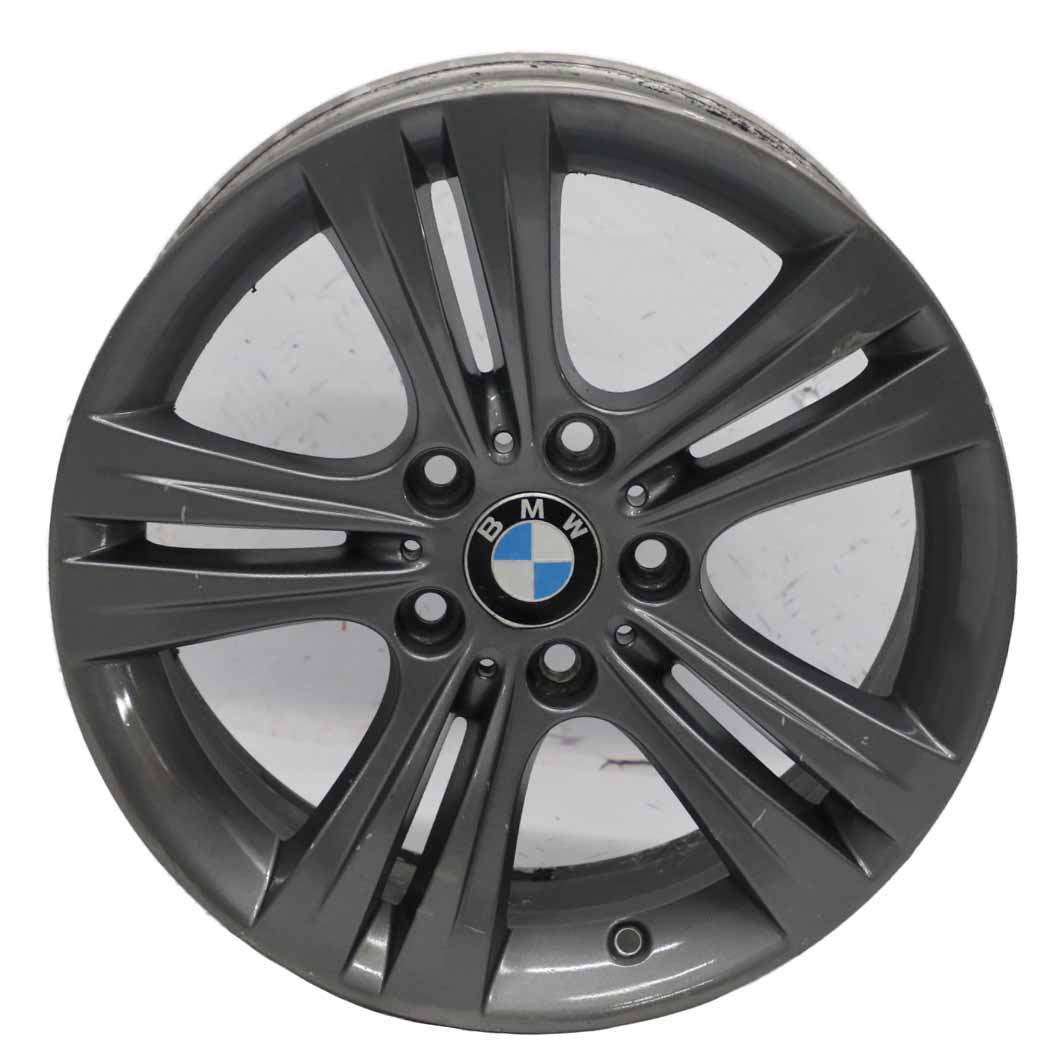 BMW F30 F31 F32 F33 Grey Alloy Wheel Rim 17" Double Spoke 392 7,5J ET:37 6796239