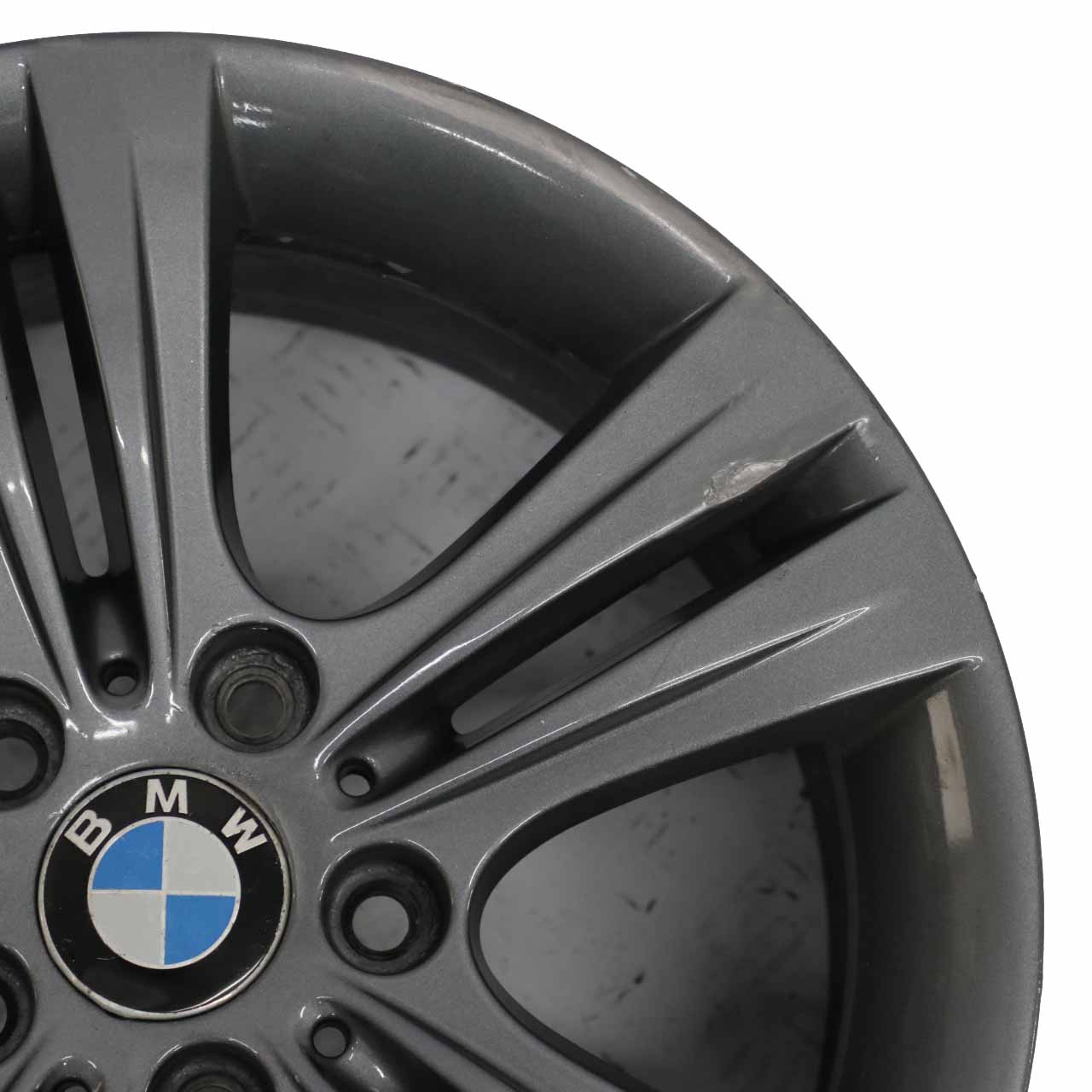 BMW F30 F31 F32 F33 Grey Alloy Wheel Rim 17" Double Spoke 392 7,5J ET:37 6796239