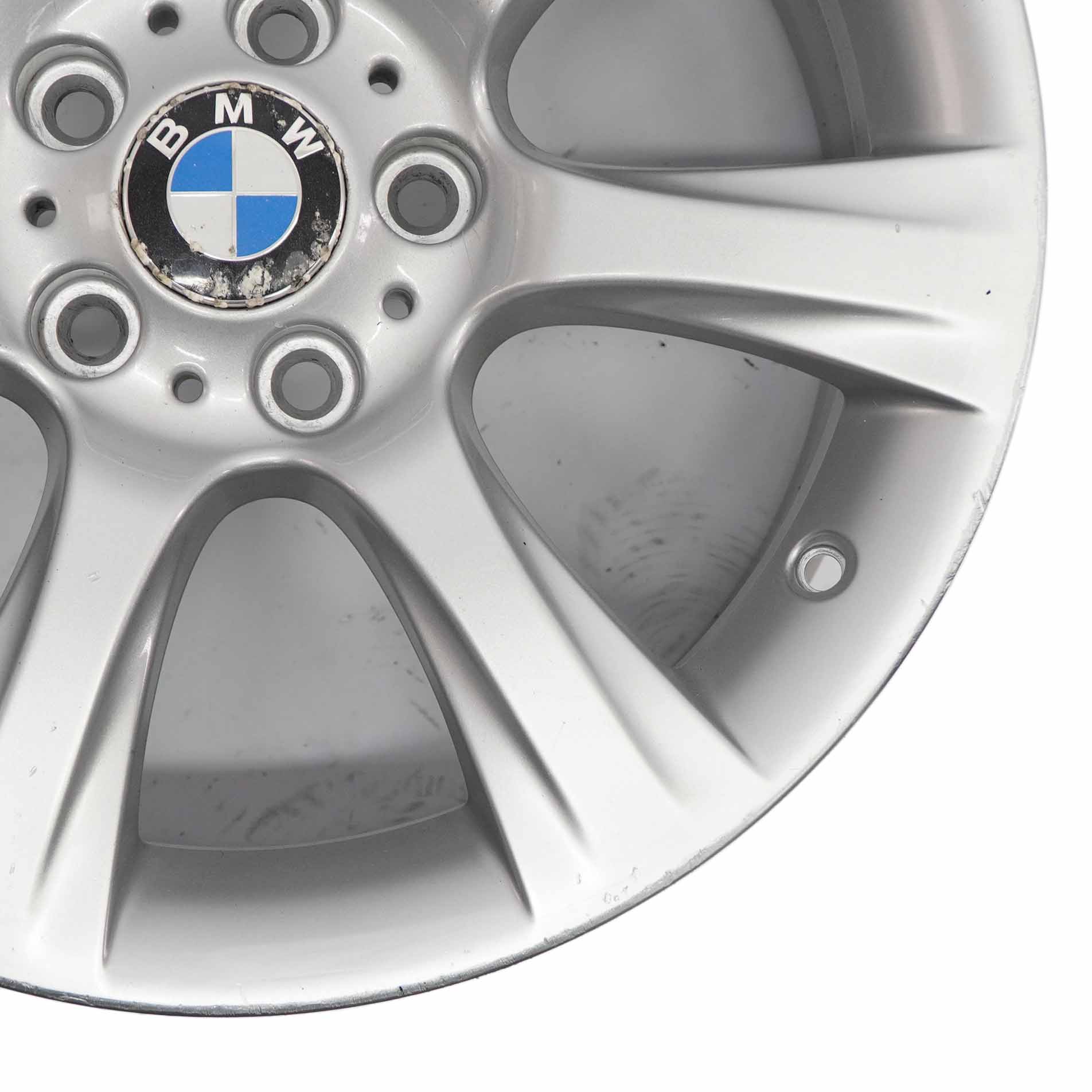 BMW F30 F31 F32 F33 Silver Alloy Wheel Rim 18" 8J ET:34 Star Spoke 396 6796246