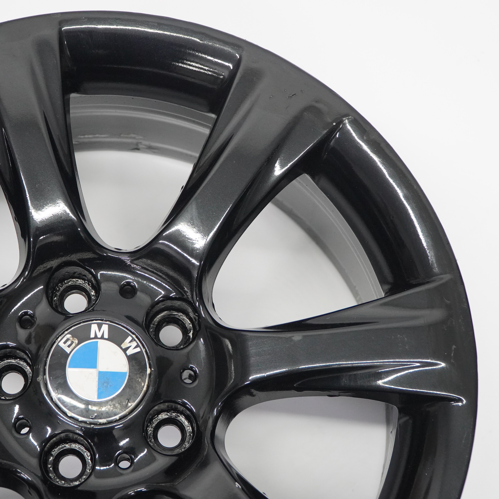 BMW F30 F31 F32 F33 Black Alloy Wheel Rim 18" 8J ET:34 Star Spoke 396 6796246