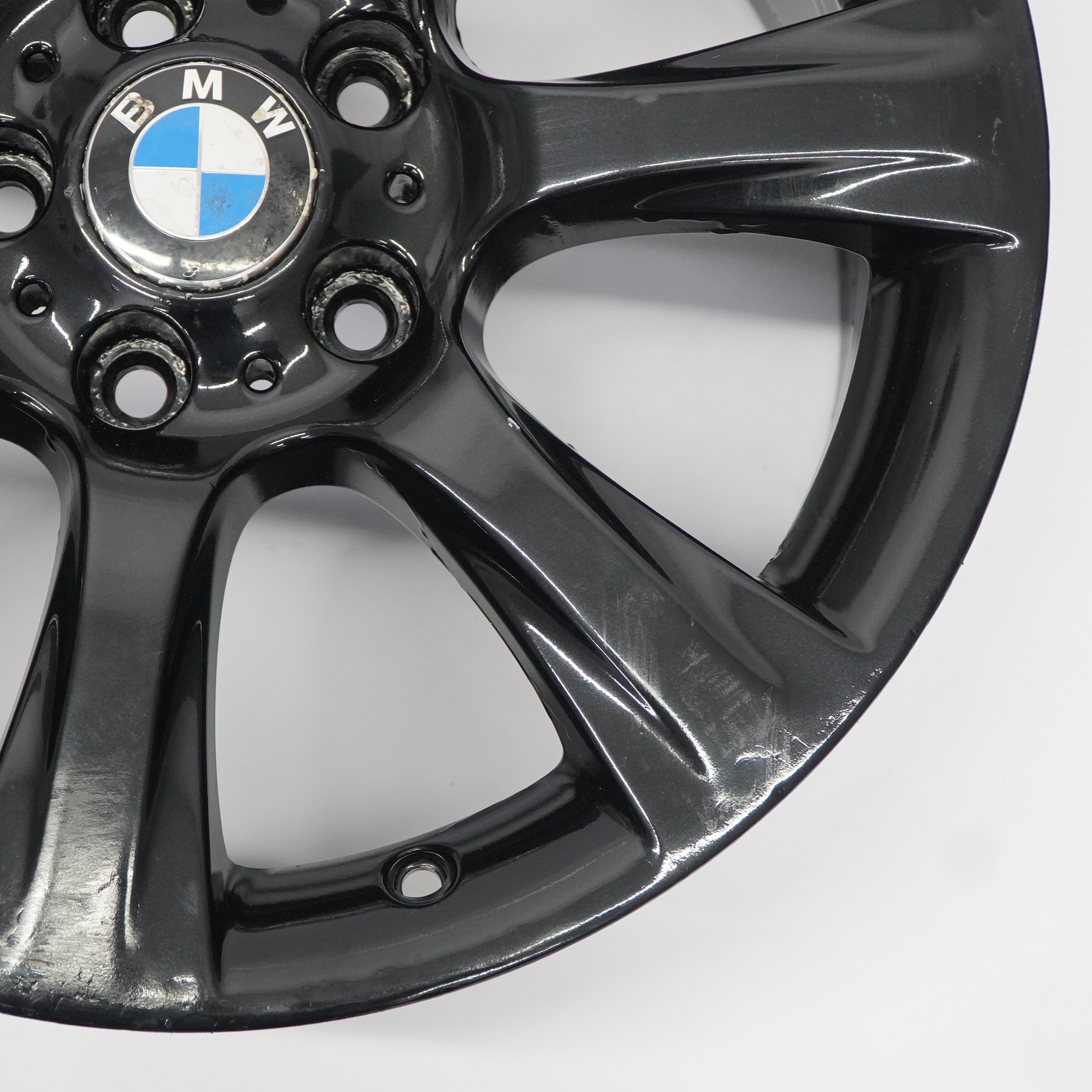 BMW F30 F31 F32 F33 Black Alloy Wheel Rim 18" 8J ET:34 Star Spoke 396 6796246