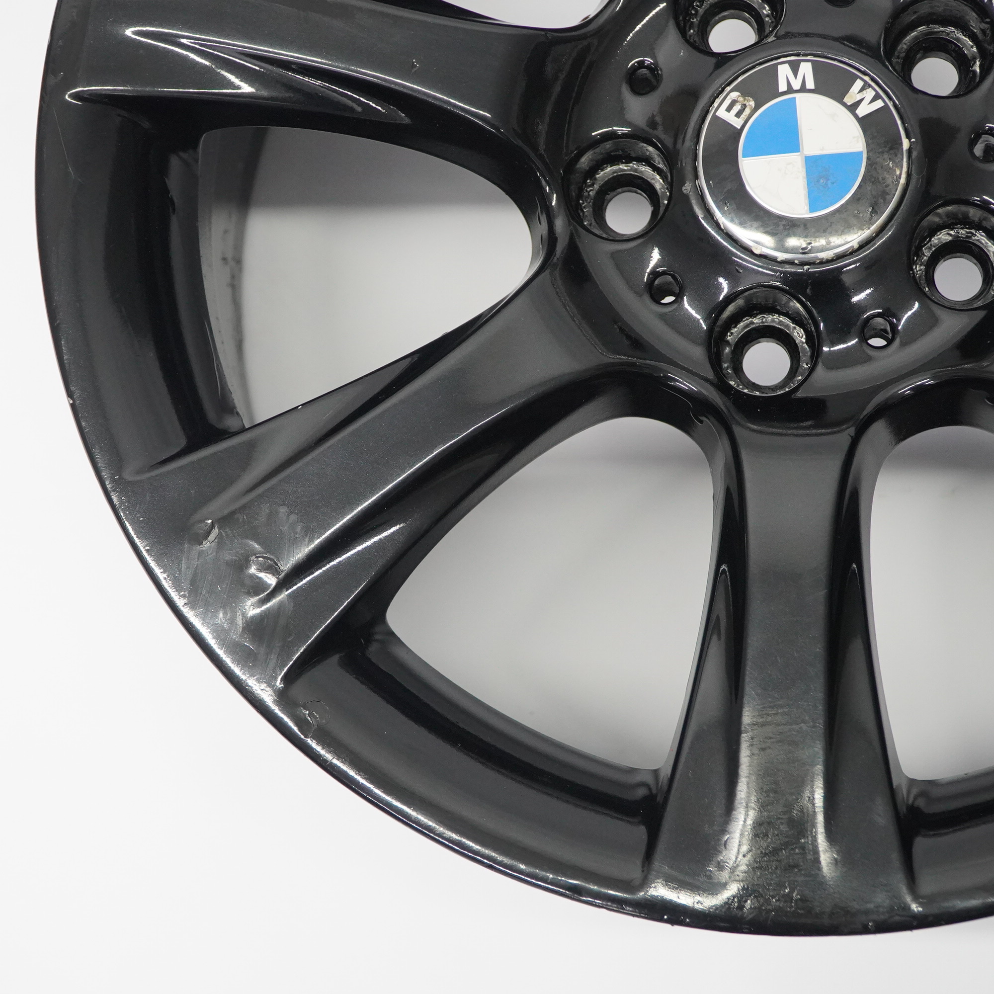 BMW F30 F31 F32 F33 Black Alloy Wheel Rim 18" 8J ET:34 Star Spoke 396 6796246