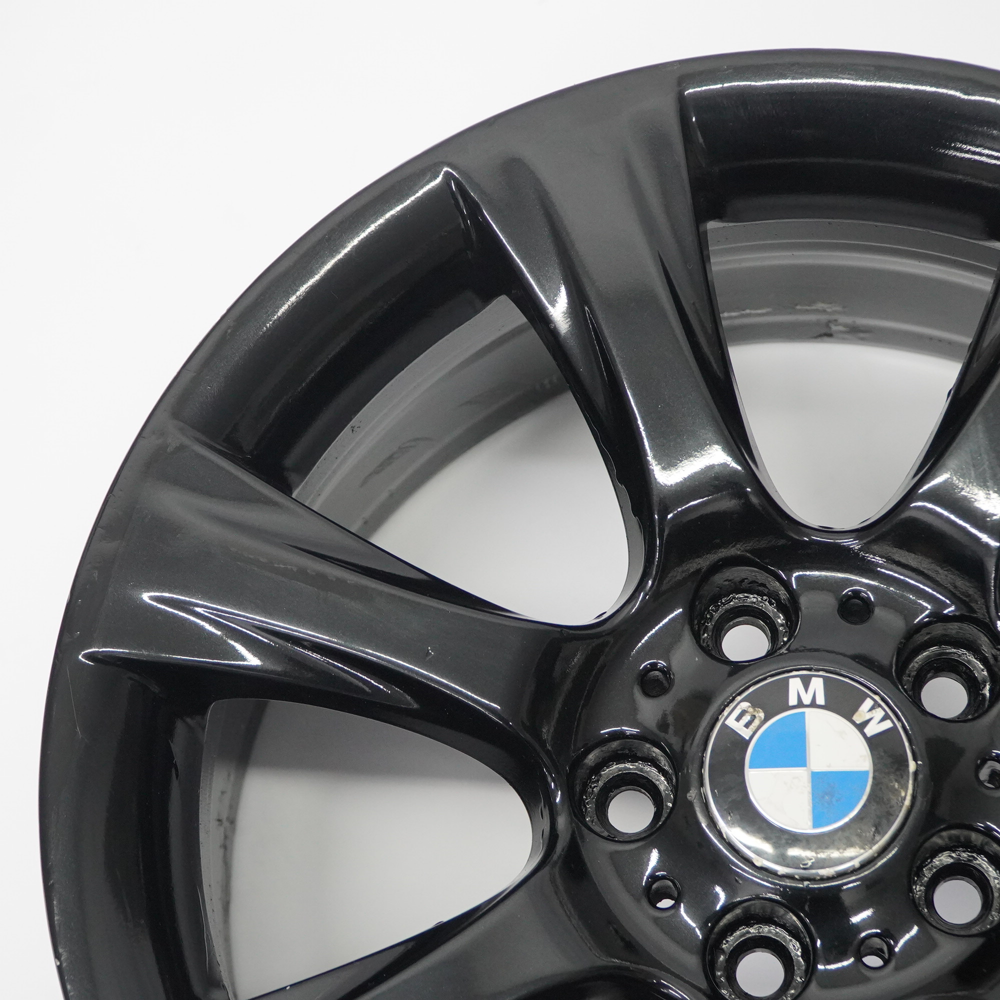 BMW F30 F31 F32 F33 Black Alloy Wheel Rim 18" 8J ET:34 Star Spoke 396 6796246