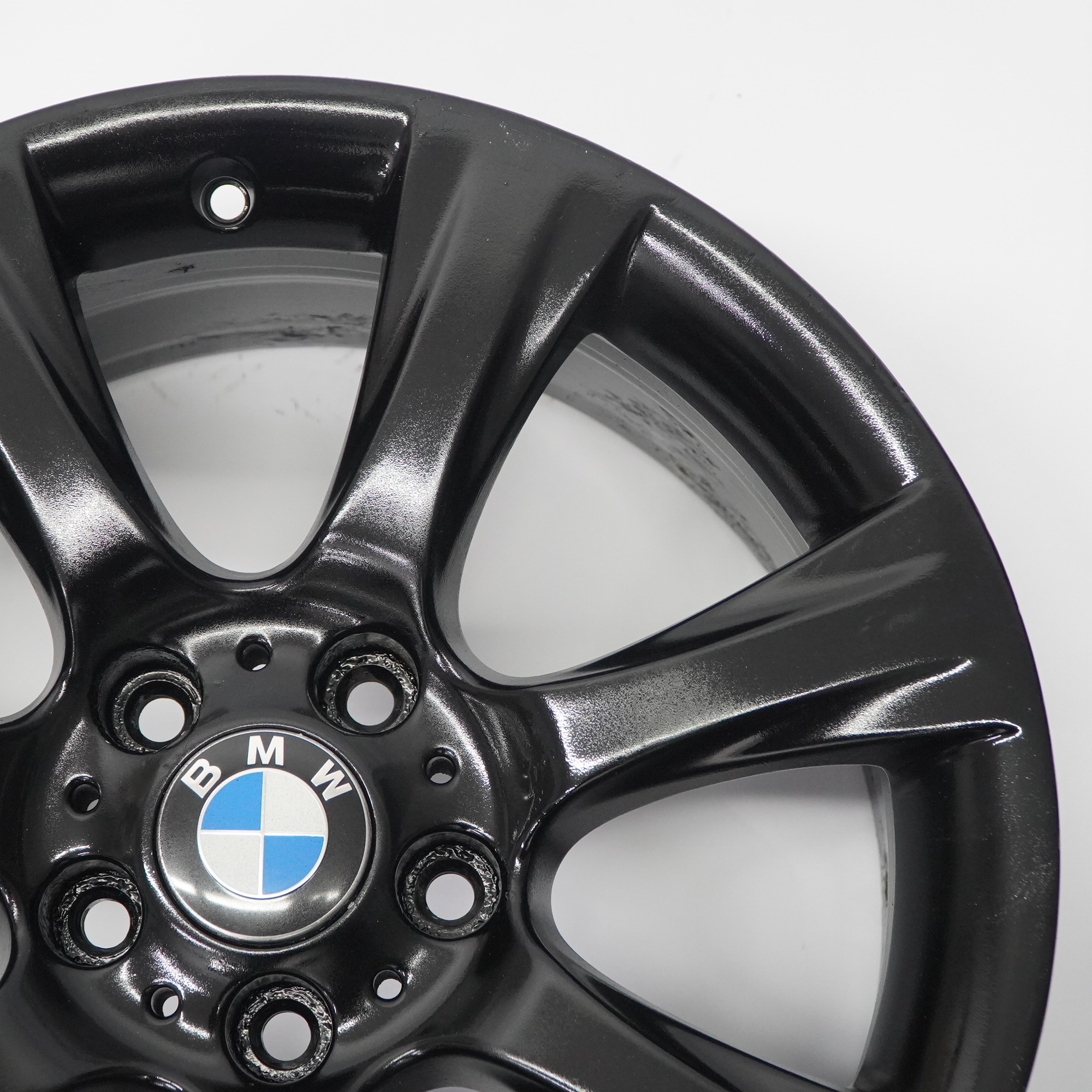 BMW F30 F31 F32 F33 Black Alloy Wheel Rim 18" 8J ET:34 Star Spoke 396 6796246