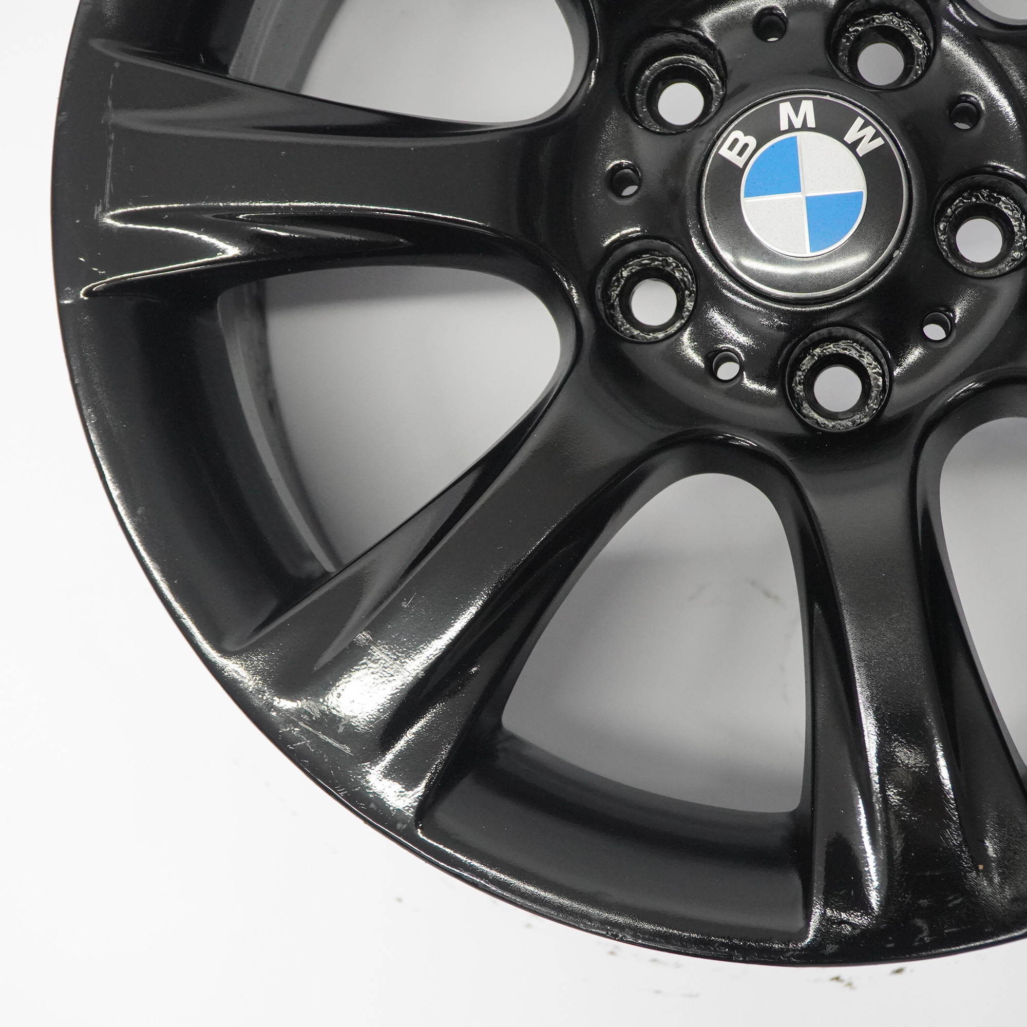 BMW F30 F31 F32 F33 Black Alloy Wheel Rim 18" 8J ET:34 Star Spoke 396 6796246