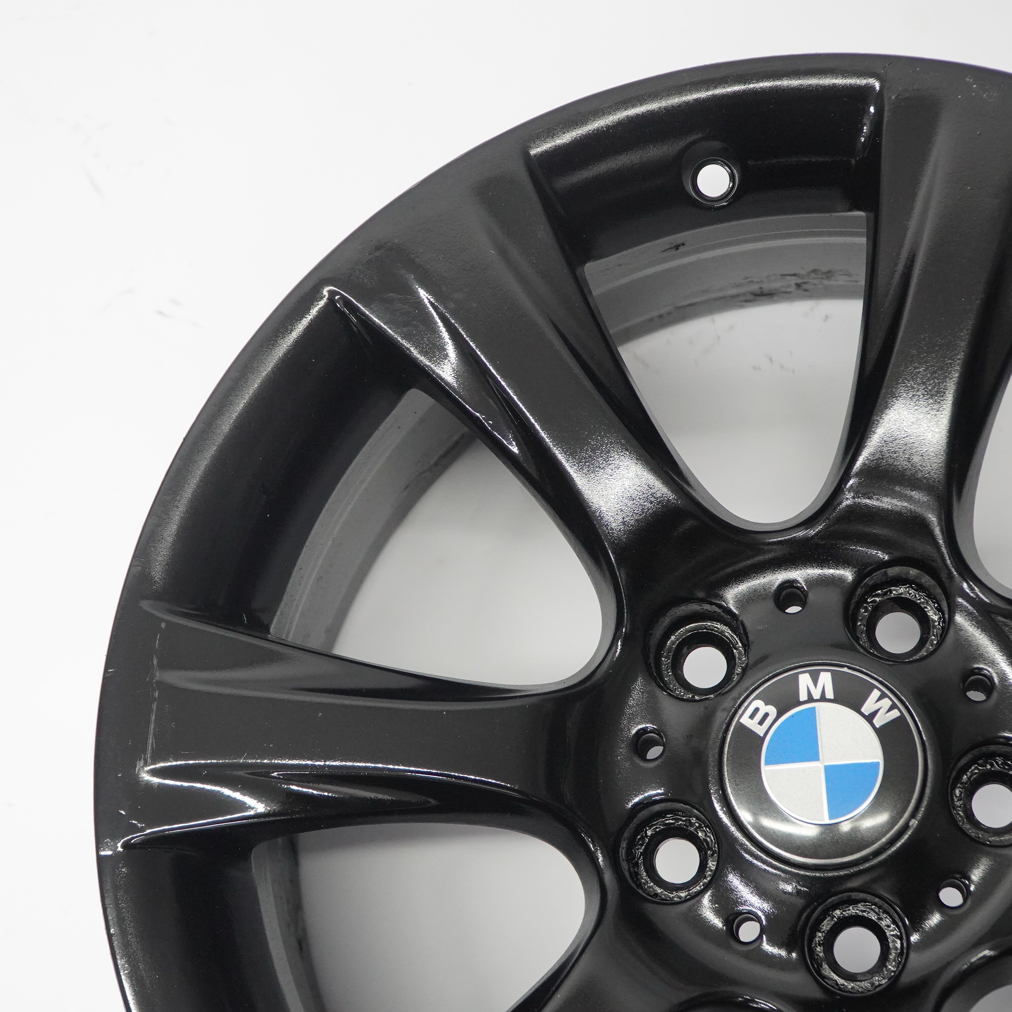 BMW F30 F31 F32 F33 Black Alloy Wheel Rim 18" 8J ET:34 Star Spoke 396 6796246