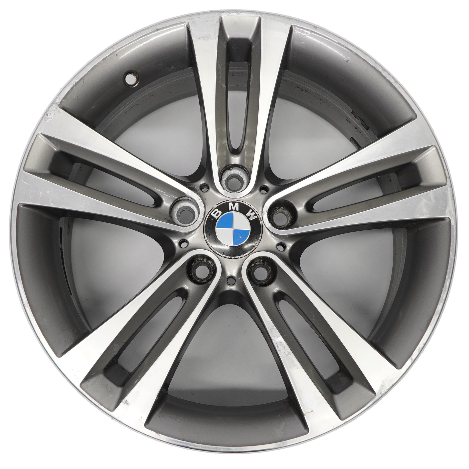 BMW F30 F31 F32 F33 Ferricgrey Wheel Alloy Rim 18" Double Spoke 397 ET:34 8J