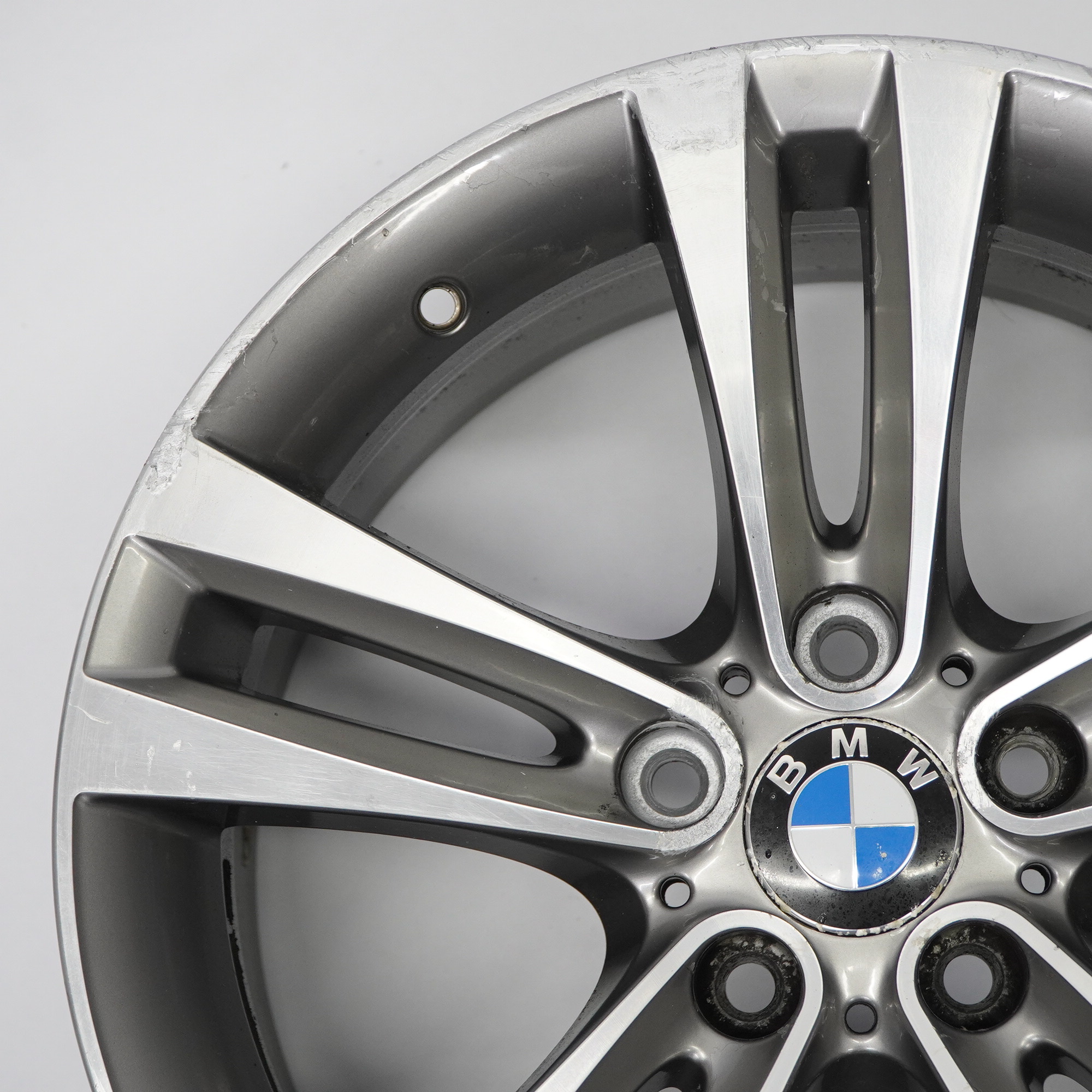 BMW F30 F31 F32 F33 Ferricgrey Wheel Alloy Rim 18" Double Spoke 397 ET:34 8J