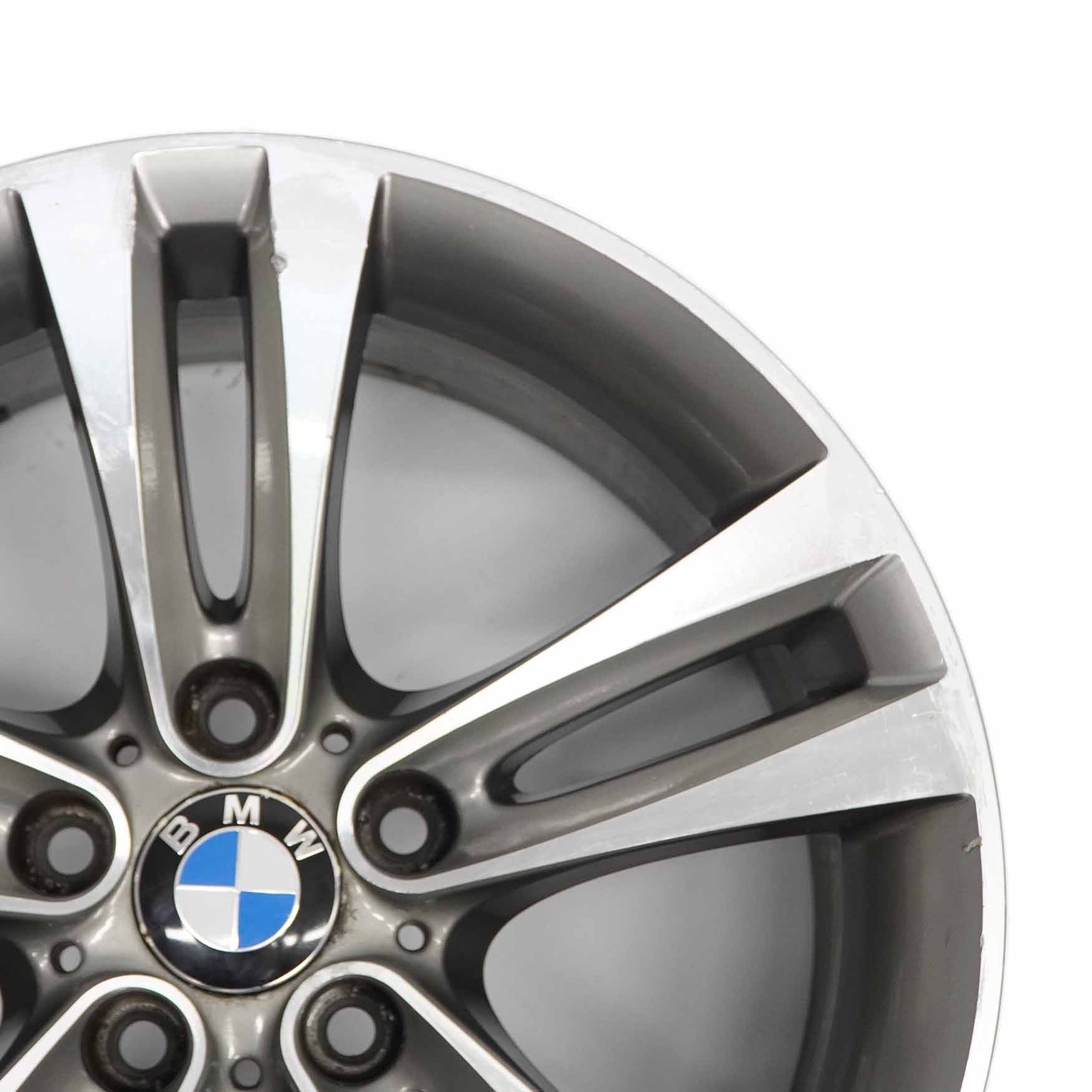 BMW F30 F31 F32 F33 Ferricgrey Wheel Alloy Rim 18" Double Spoke 397 8J ET:34