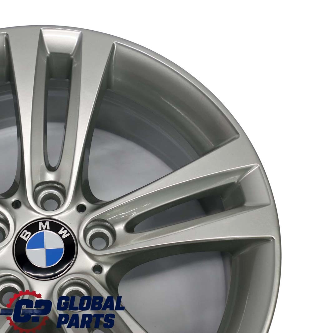 BMW F30 F31 F32 F33 F34 Silver Wheel Alloy Rim 18" Double Spoke 397 ET:34 8J