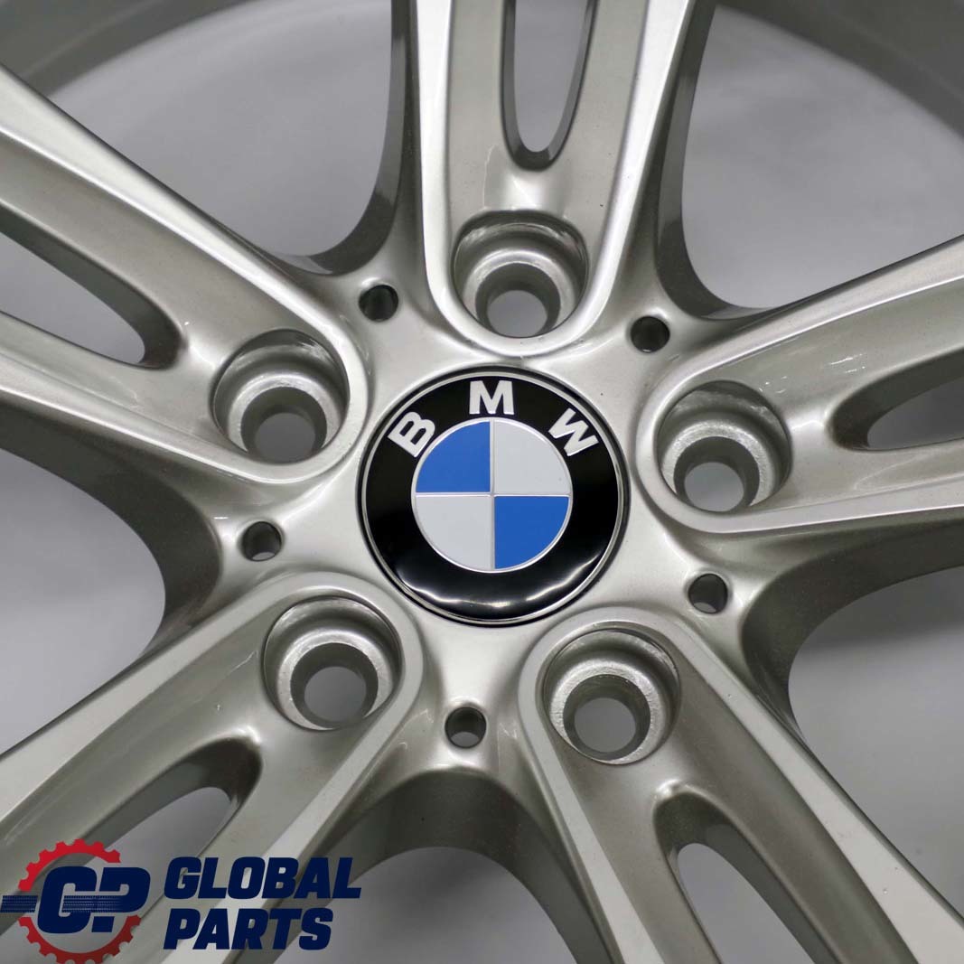 BMW F30 F31 F32 F33 F34 Silver Wheel Alloy Rim 18" Double Spoke 397 ET:34 8J