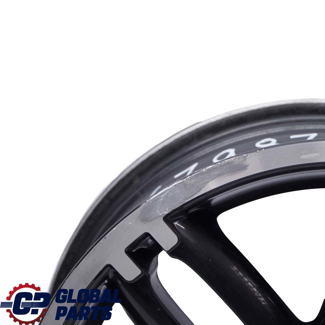 Mini Cooper One R55 R56 R57 Black Wheel Alloy Rim 17" ET:48 7J Twin Spoke 128