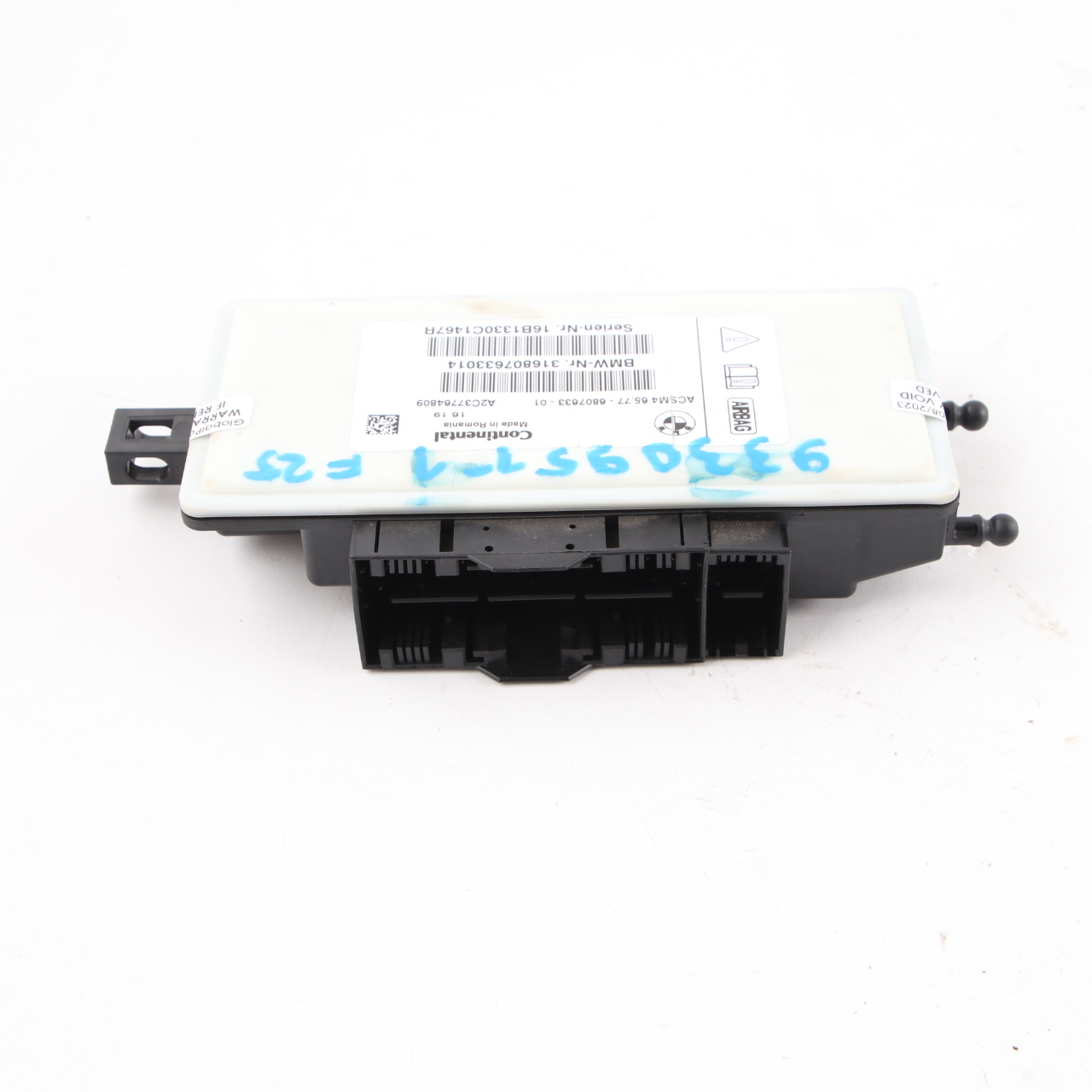 Control Unit BMW F01 F07 F10 F11 F25 Air Module Bag ECU Unit Continental 6807633