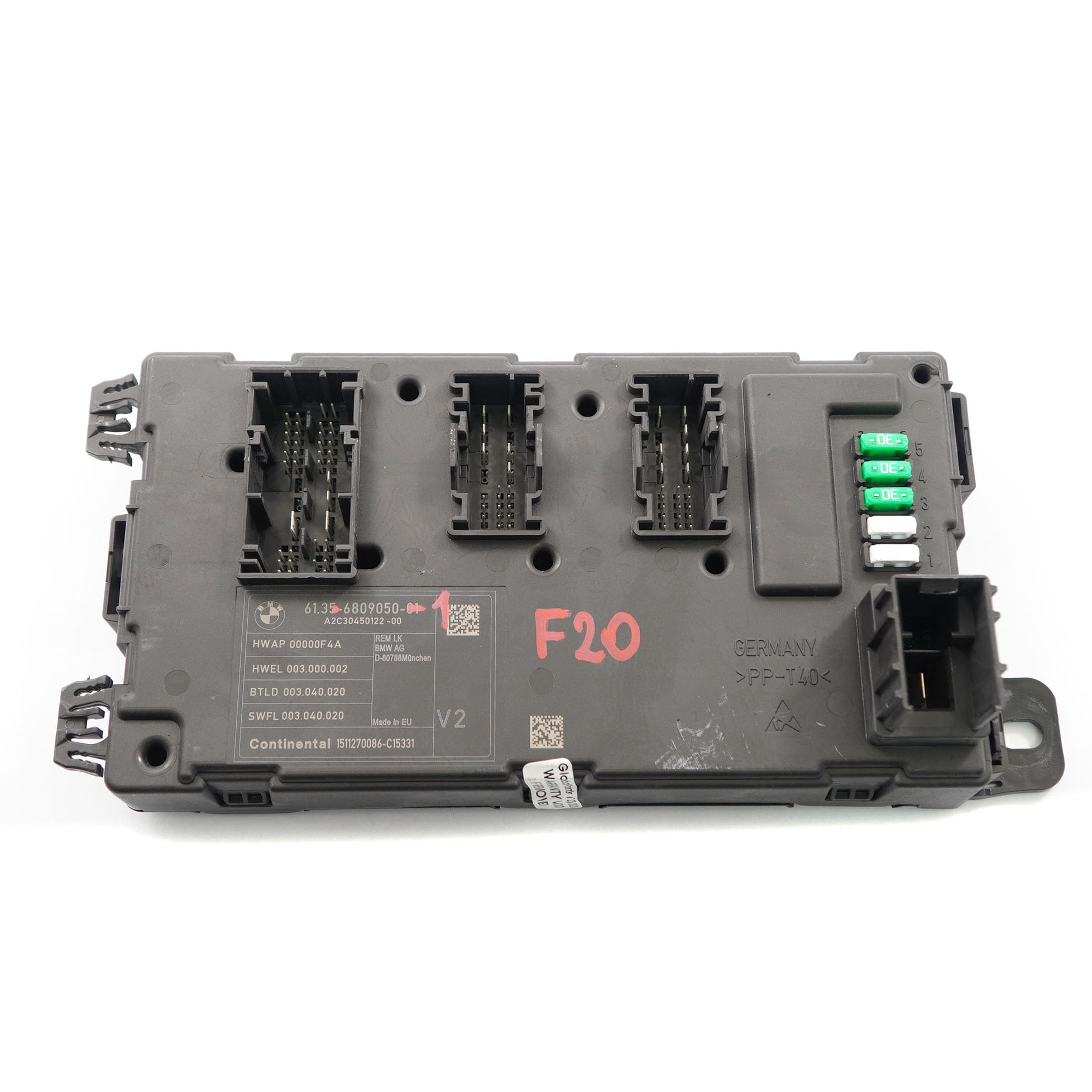 BMW F20 F30 F36 Rear Electronic Module REM Fuse Box Control Unit V2 ECU 6809050