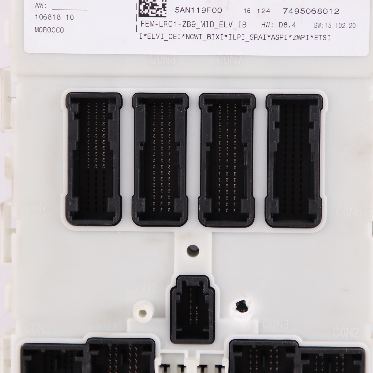 BMW F20 F21 F22 F30 F32 Front Electronic Module Control Unit FEM 6825541 