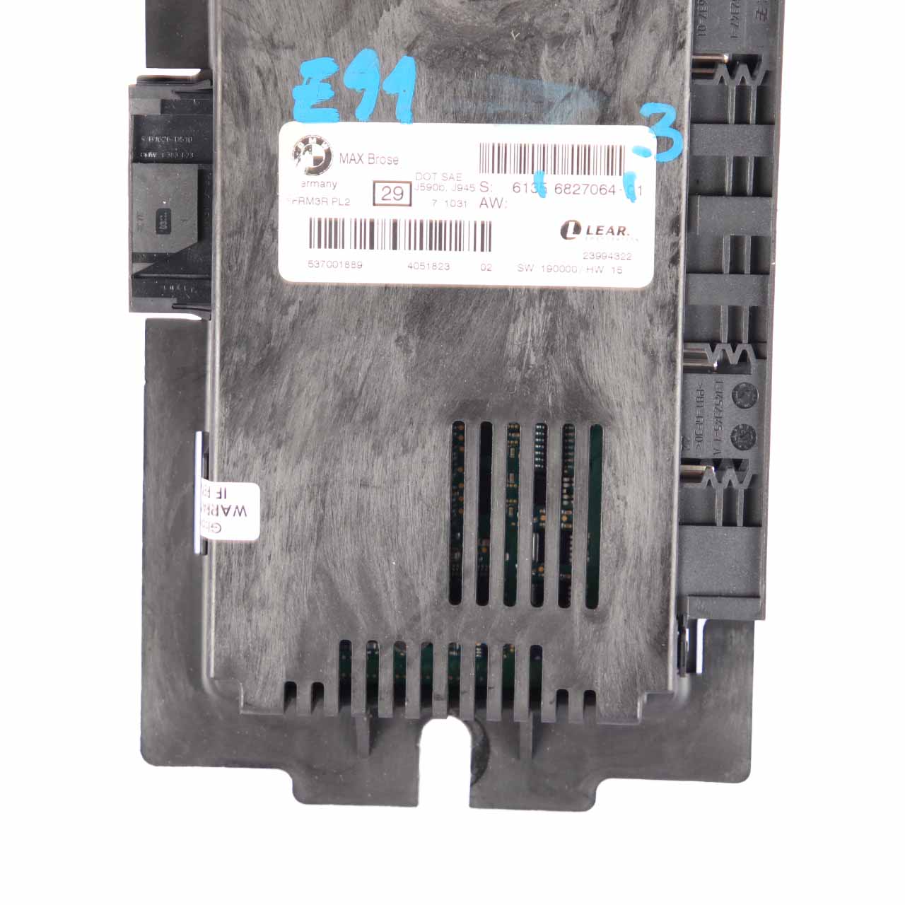 BMW E93 Max Brose Footwell Light Module Control Unit ECU FRM3R PL2 6827064