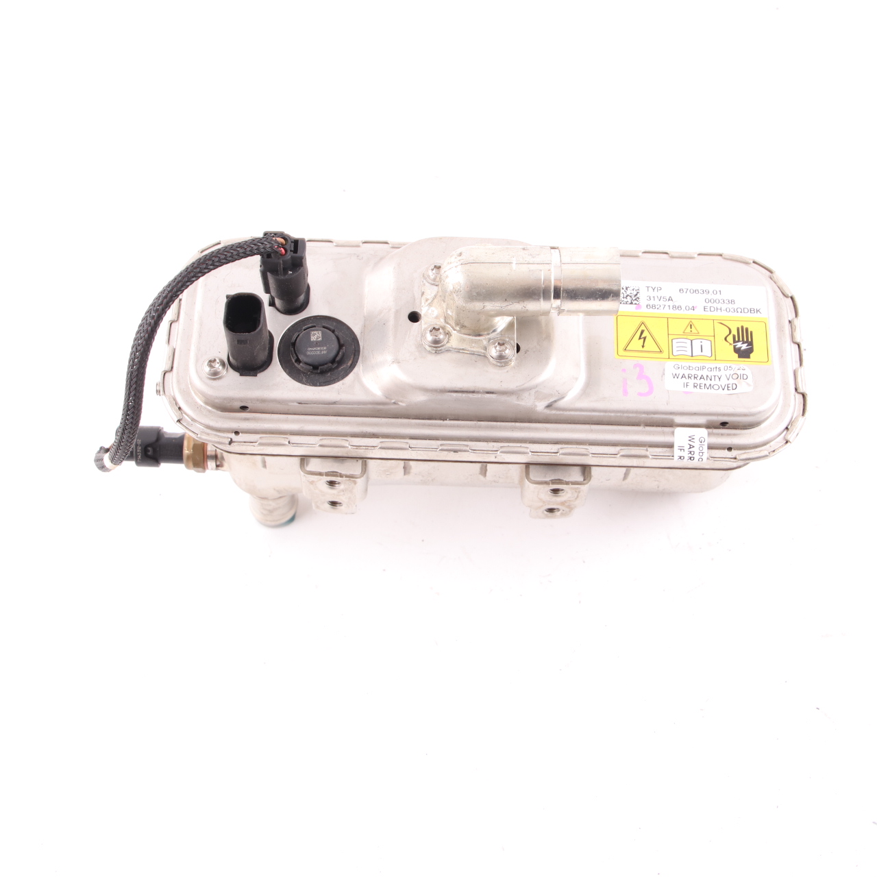 BMW i3 I01 Hybrid Electric Auxiliary Electrical Coolant Water Heater 6827186