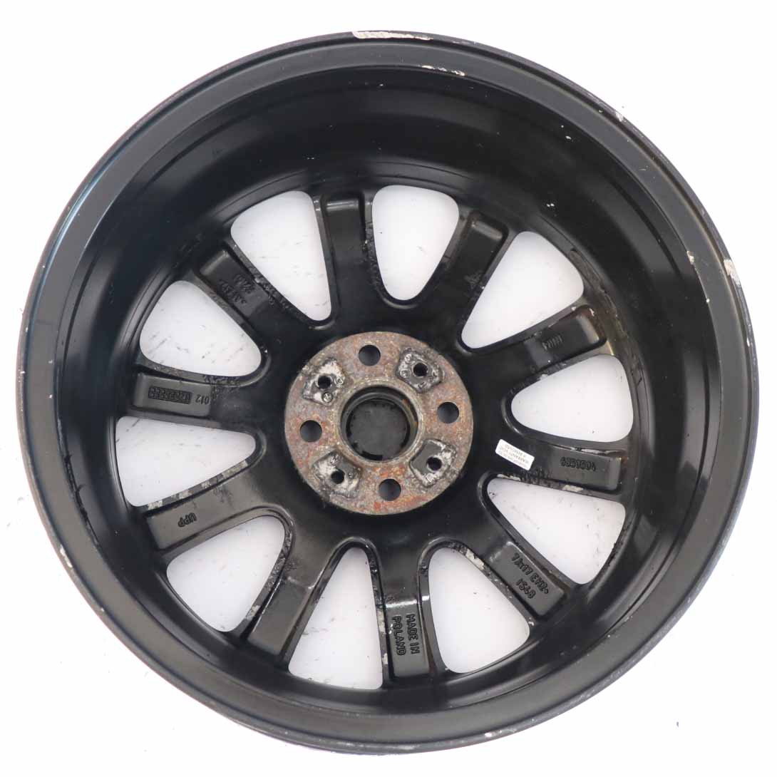 Mini Cooper R55 R56 R57 Black Wheel Alloy Rim 17" ET:48 7J Sandblast Turned 132