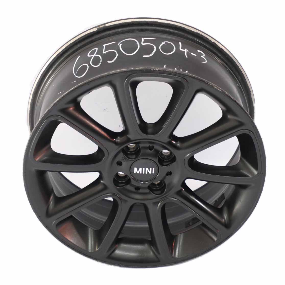 Mini Cooper R55 R56 R57 Black Wheel Alloy Rim 17" ET:48 7J  Sandblast Turned 132