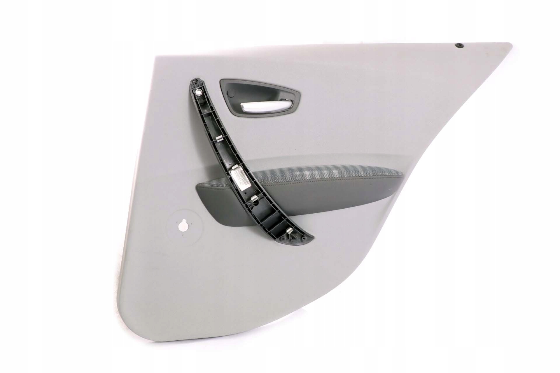 BMW 1 Series E87 Door Card Trim Panel Rear Right O/S Alaskagrau Grey