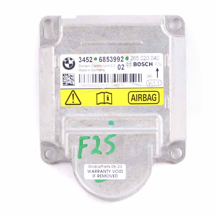 BMW X3 F25 ICM Control Unit Air Bag Module SRS Airbag ECU 6853992