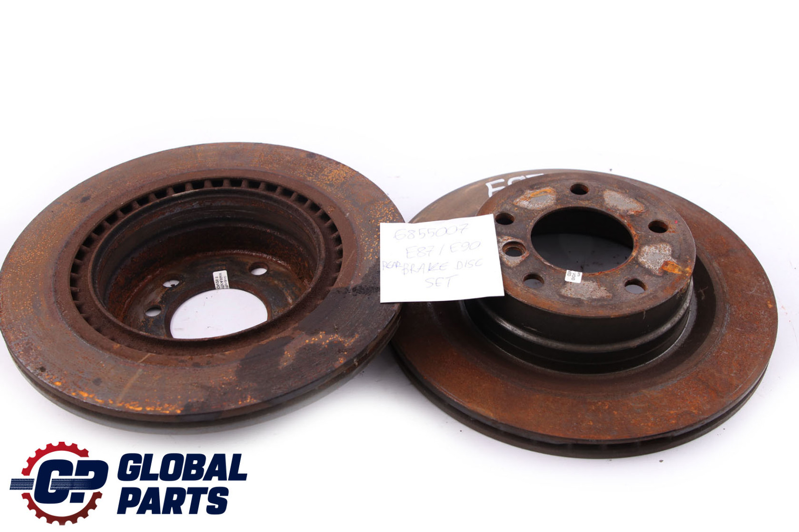 BMW 1 3 E87 E90 Rear Left Right N/O/S Wheel Ventilated Brake Disc Set 300x20