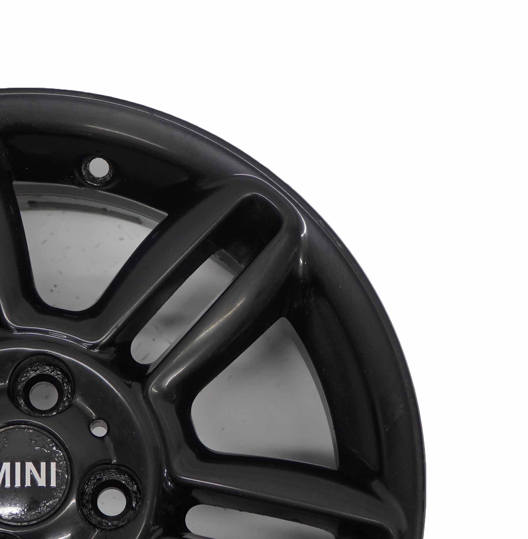 Mini Cooper R55 R56 R57 Black Wheel Alloy Rim 16" 6,5J 6-Star Twin Spoke 119