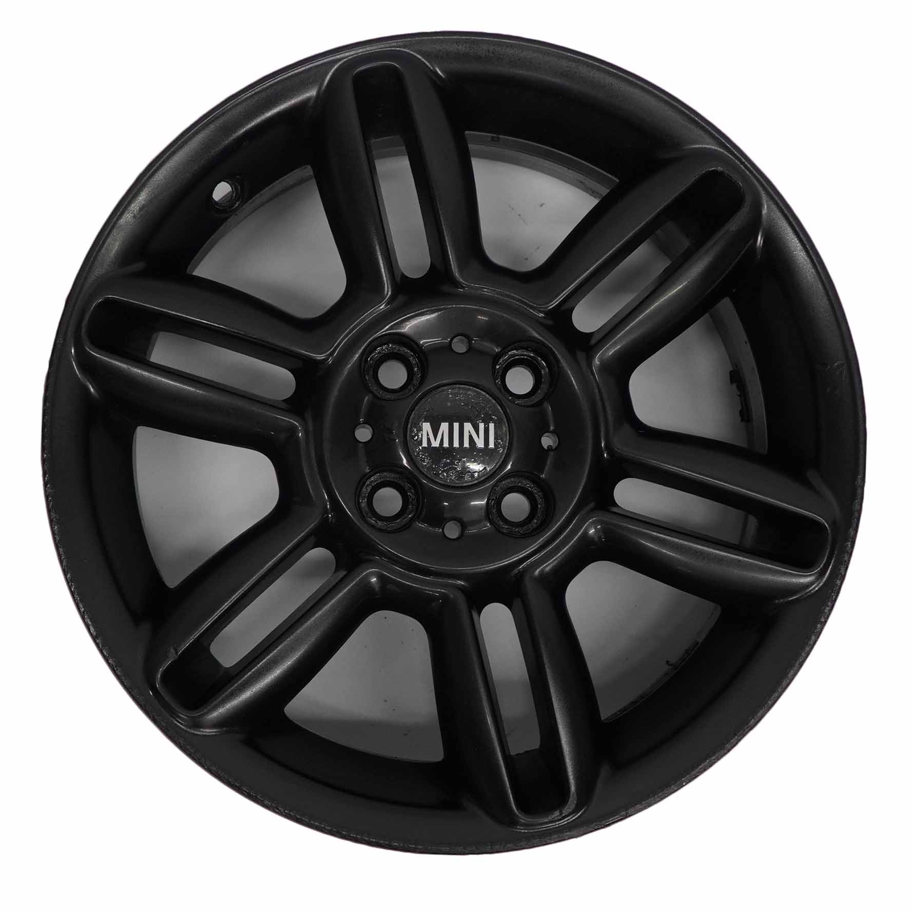 Mini Cooper R55 R56 R57 Black Wheel Alloy Rim 16" 6,5J 6-Star Twin Spoke 119