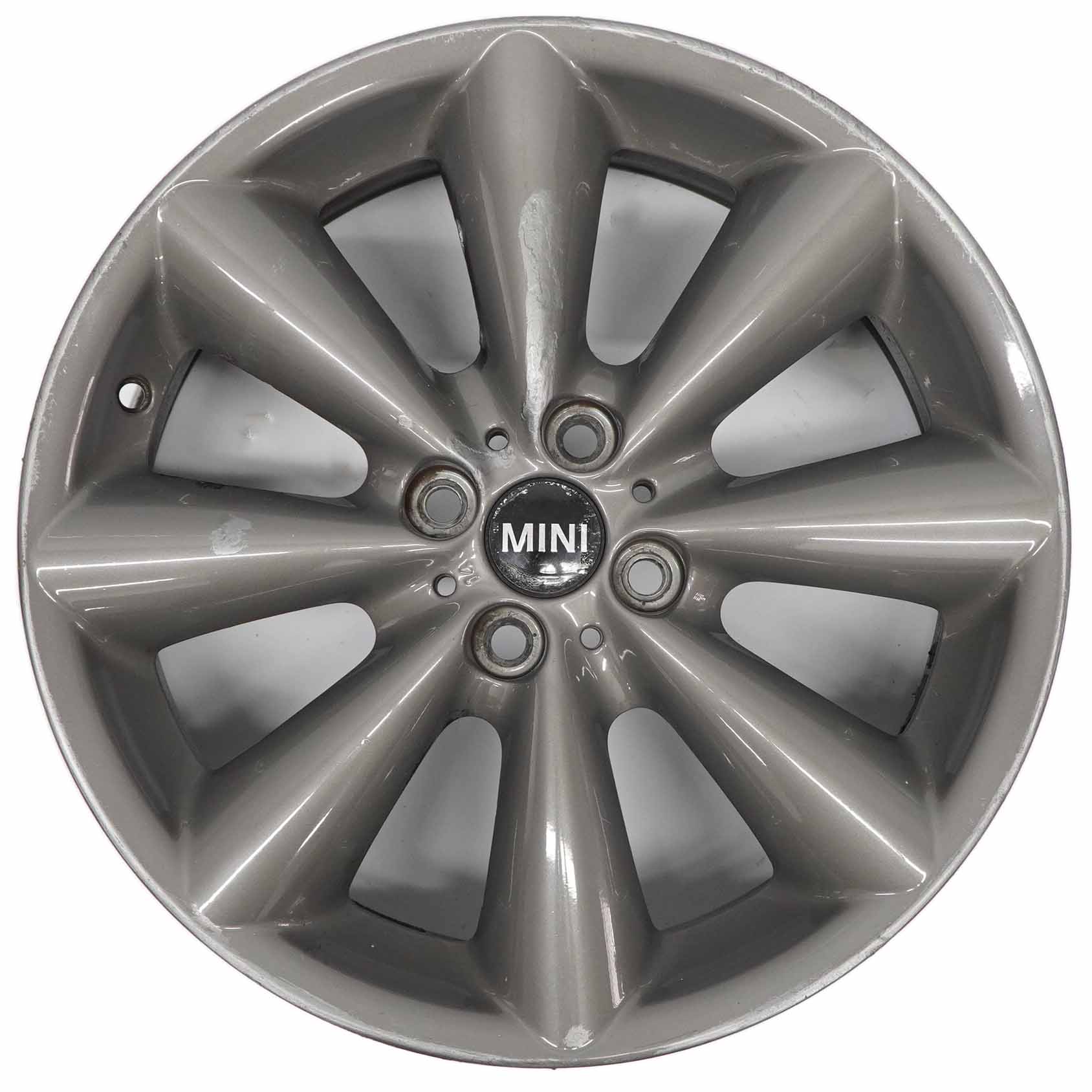 Mini R55 R56 R57 Grey Wheel Alloy Rim 17" 7J ET:48 Conical Spoke 121 6857070