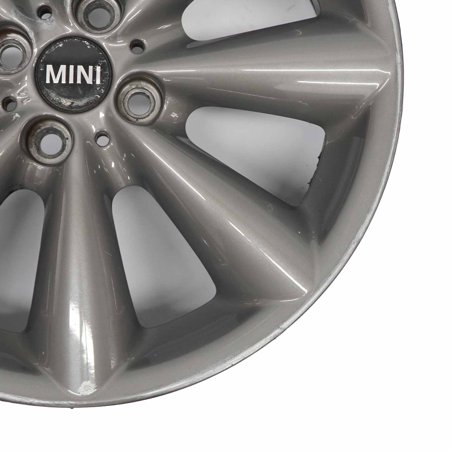 Mini R55 R56 R57 Grey Wheel Alloy Rim 17" 7J ET:48 Conical Spoke 121 6857070