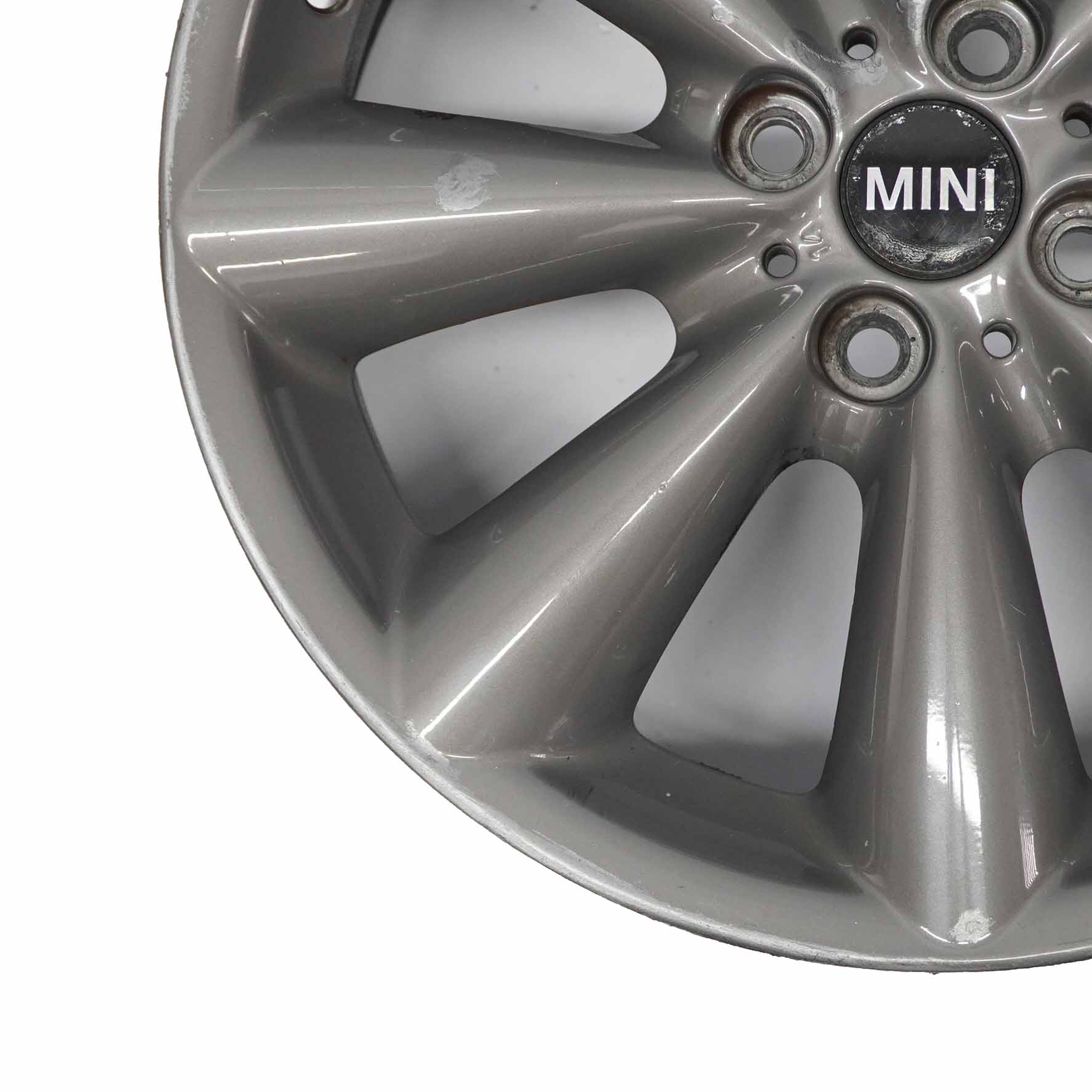 Mini R55 R56 R57 Grey Wheel Alloy Rim 17" 7J ET:48 Conical Spoke 121 6857070