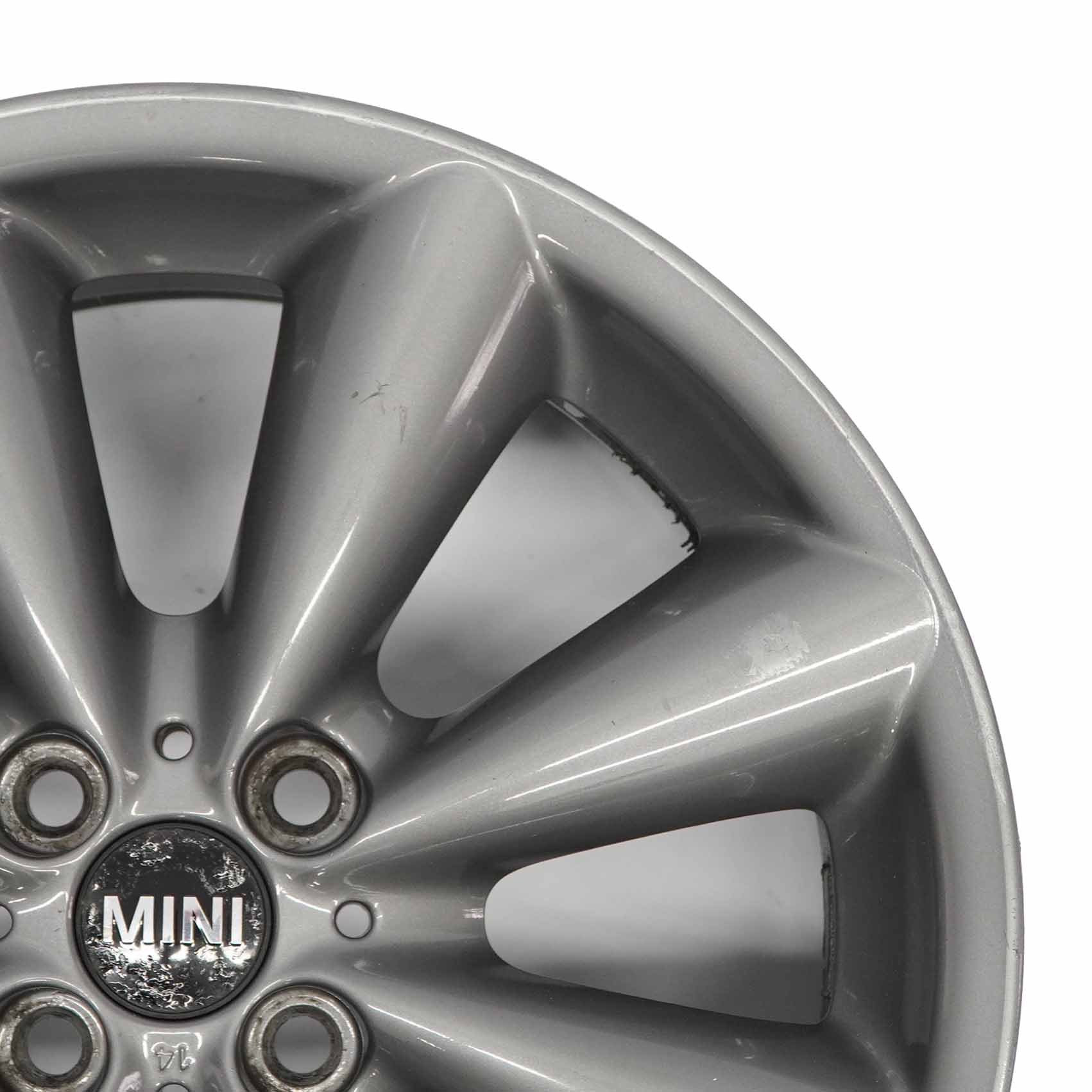 Mini R55 R56 R57 Grey Wheel Alloy Rim 17" 7J ET:48 Conical Spoke 121 6857070