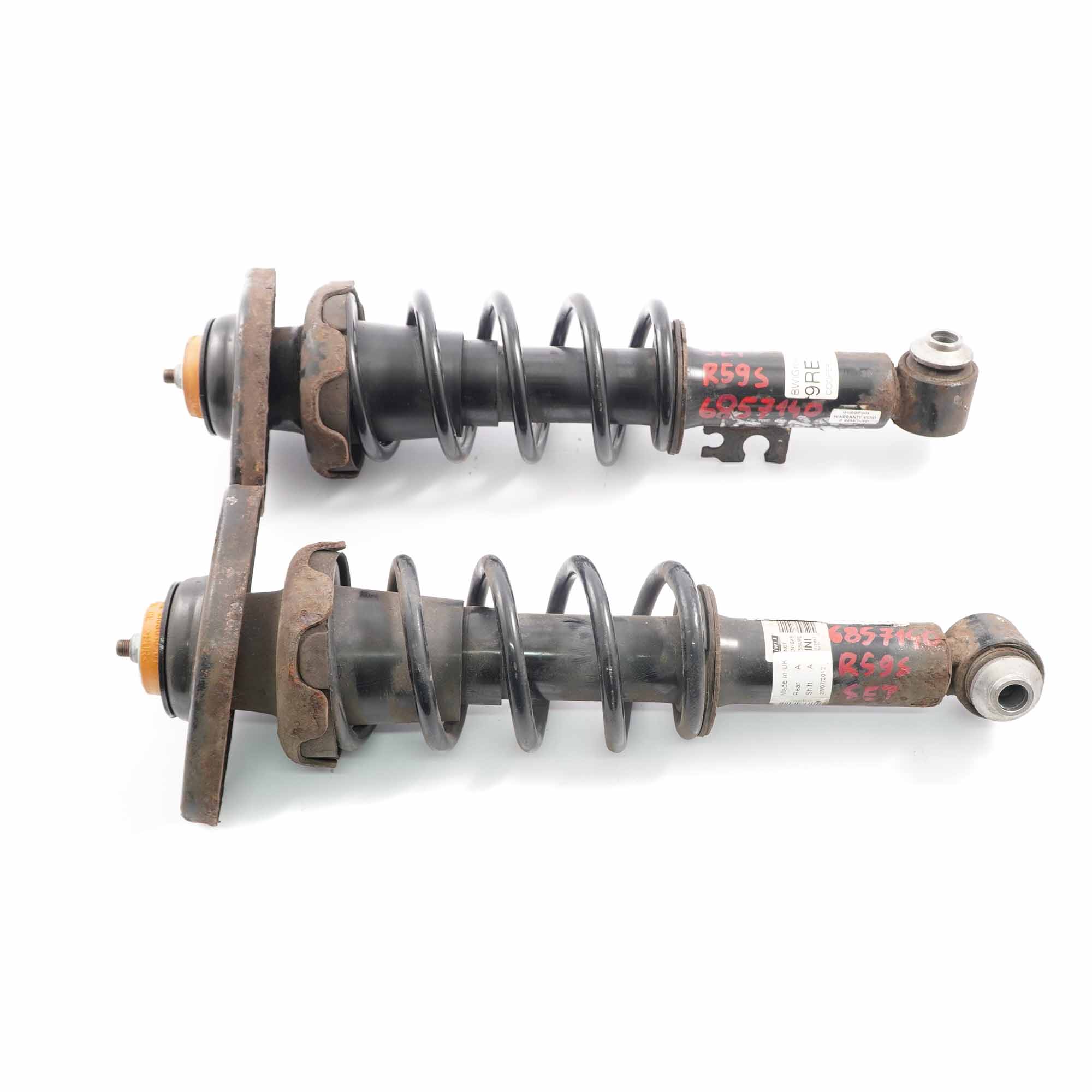 Mini R59 Spring Strut Rear Suspension Left Right Shock Absorber Set Roadster