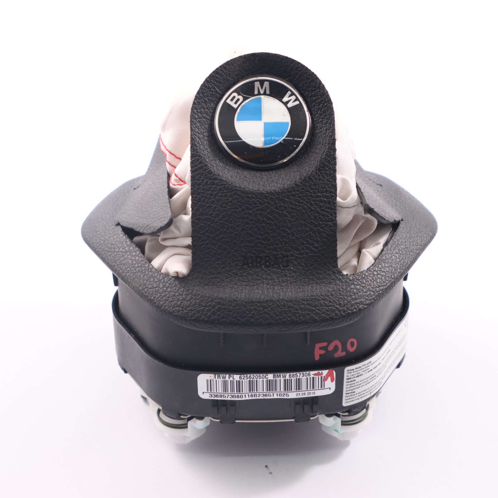 BMW F20 F30 LCI Sport Steering Wheel Driver's Side Airbag Module 6857306 DAMAGED