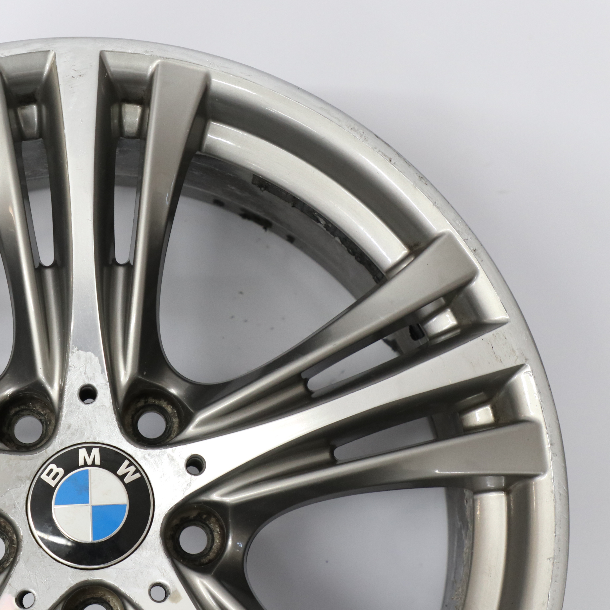 BMW F30 Ferric Grey Front Alloy Wheel Rim 19" Star Spoke 407 8J ET:36 6857565