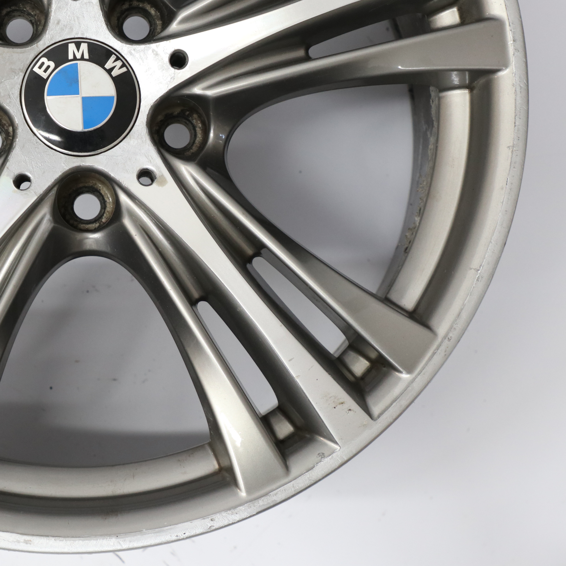 BMW F30 Ferric Grey Front Alloy Wheel Rim 19" Star Spoke 407 8J ET:36 6857565