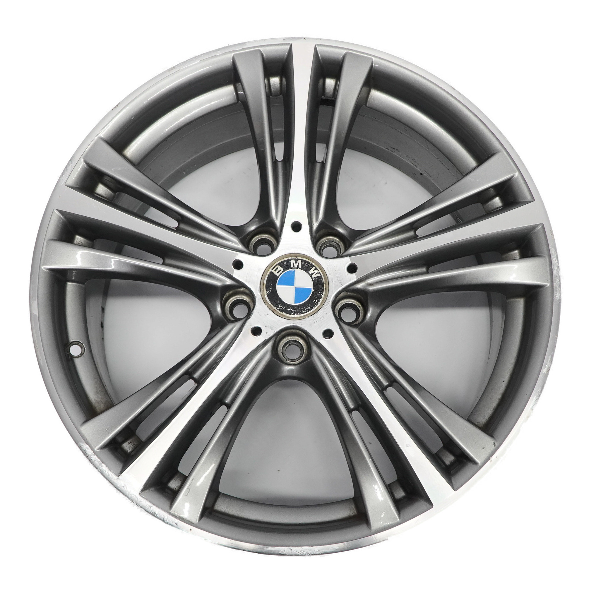 BMW F30 Ferric Grey Front Alloy Wheel Rim 19" Star Spoke 407 8J ET:36 6857565