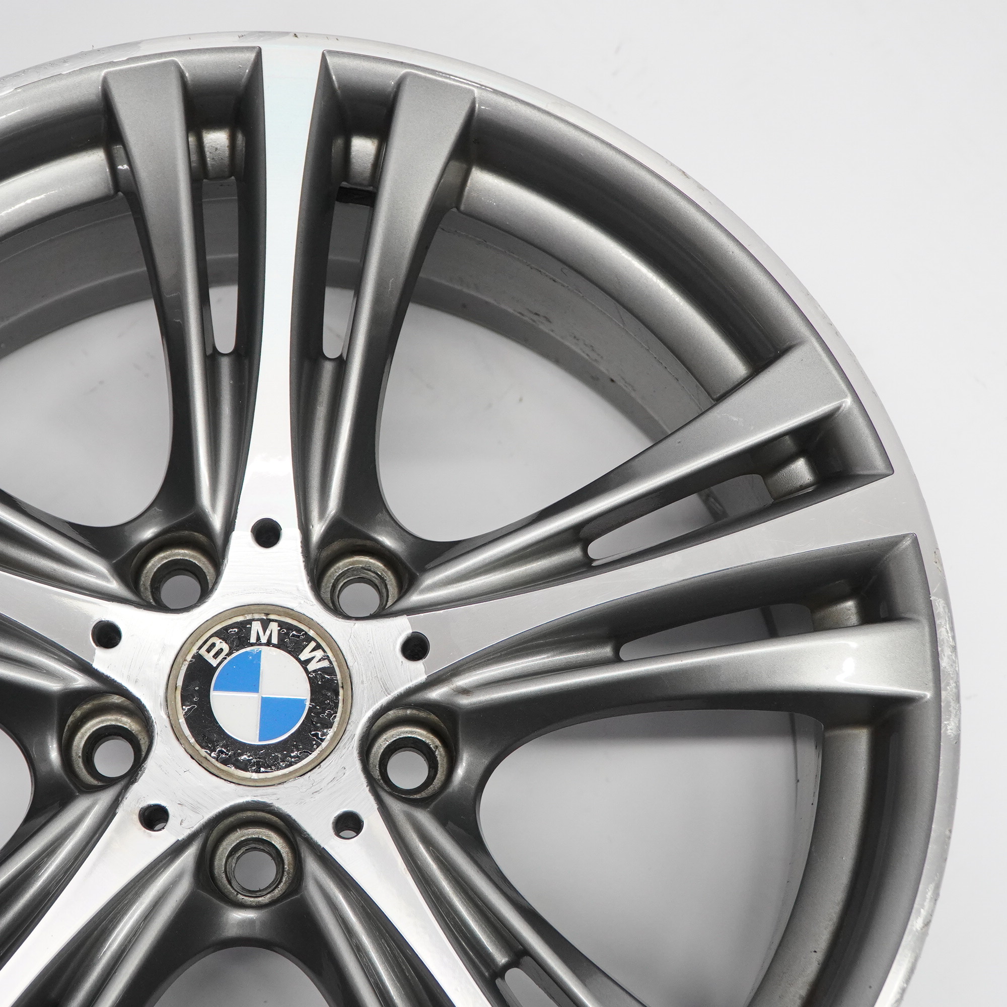 BMW F30 Ferric Grey Front Alloy Wheel Rim 19" Star Spoke 407 8J ET:36 6857565