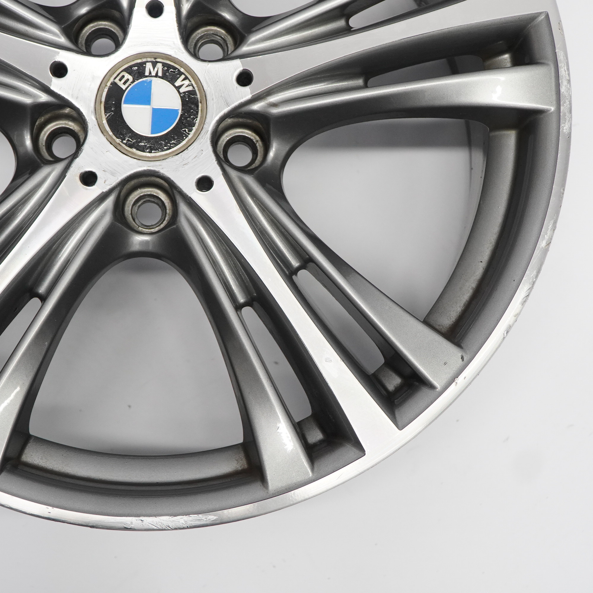 BMW F30 Ferric Grey Front Alloy Wheel Rim 19" Star Spoke 407 8J ET:36 6857565