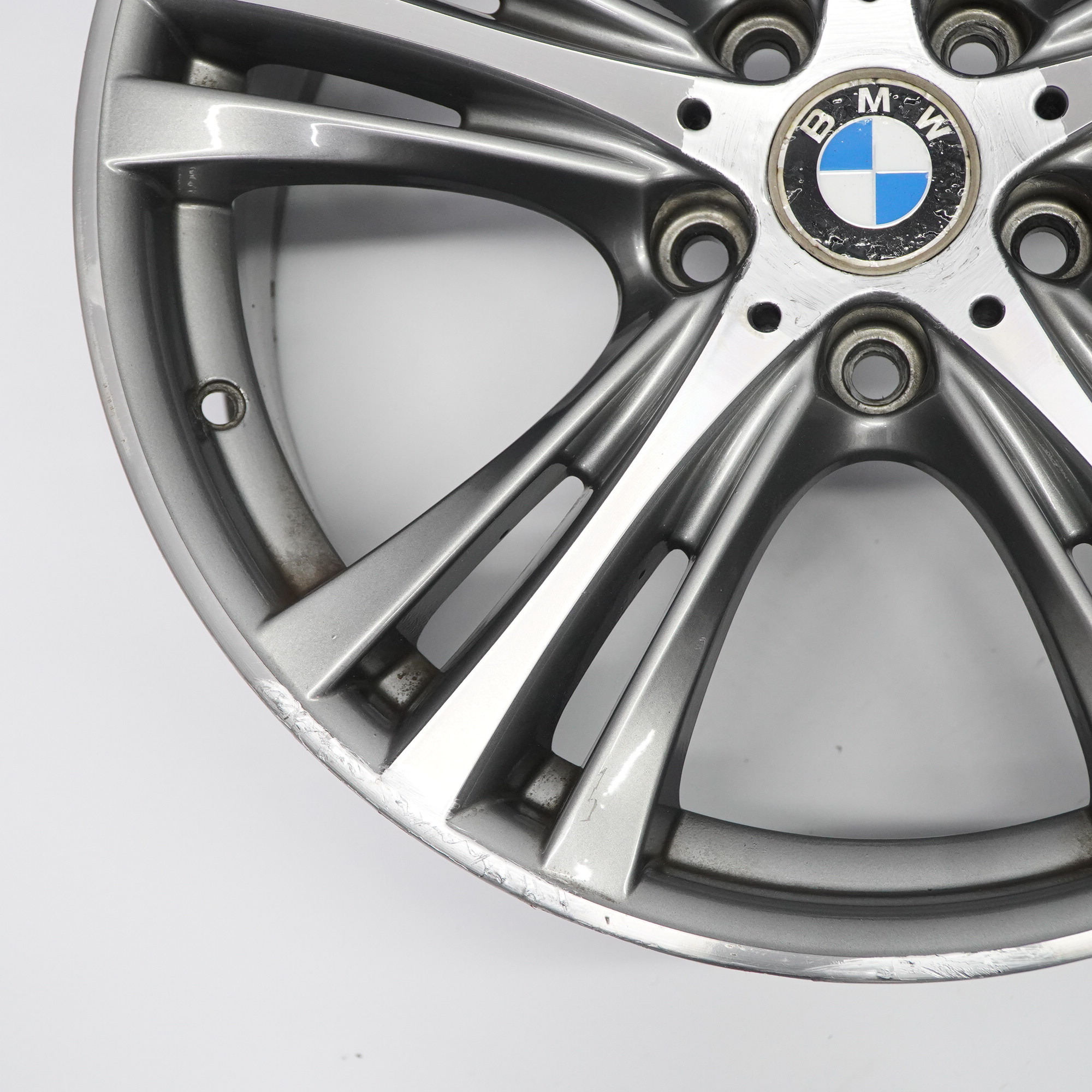 BMW F30 Ferric Grey Front Alloy Wheel Rim 19" Star Spoke 407 8J ET:36 6857565