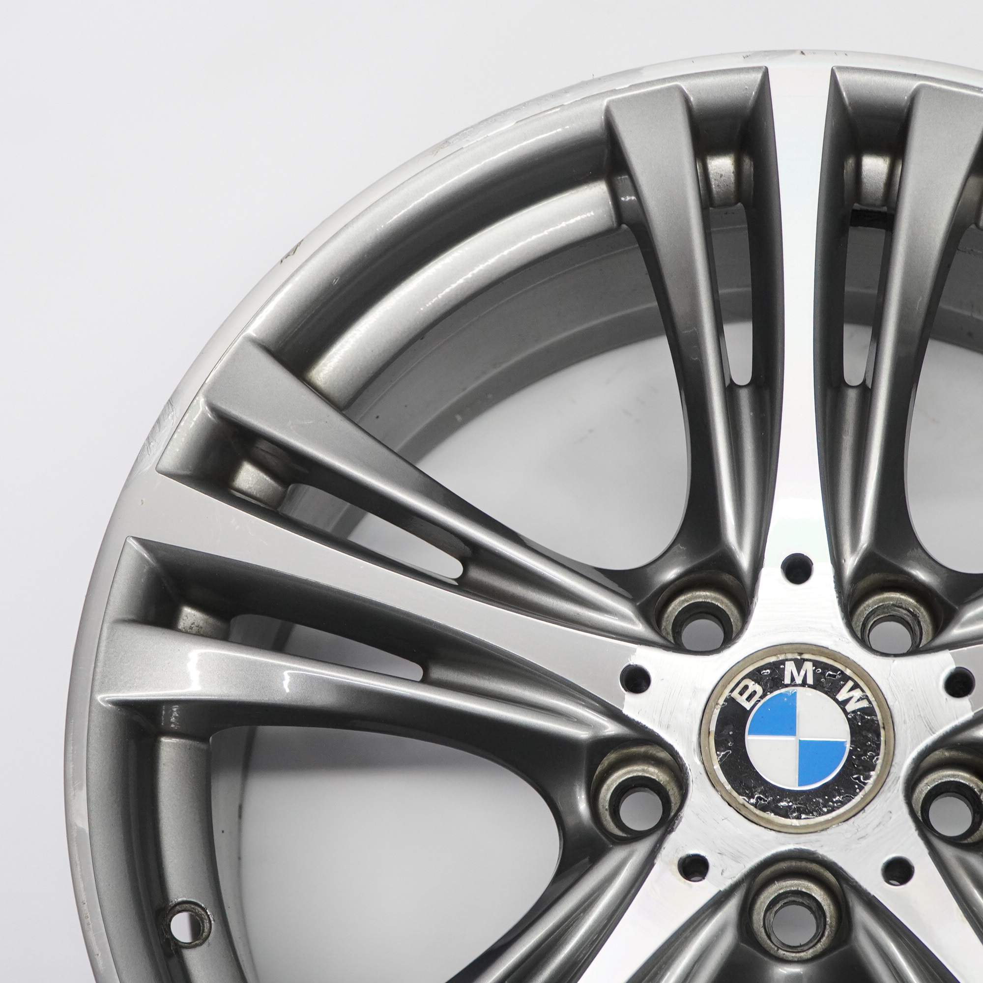 BMW F30 Ferric Grey Front Alloy Wheel Rim 19" Star Spoke 407 8J ET:36 6857565