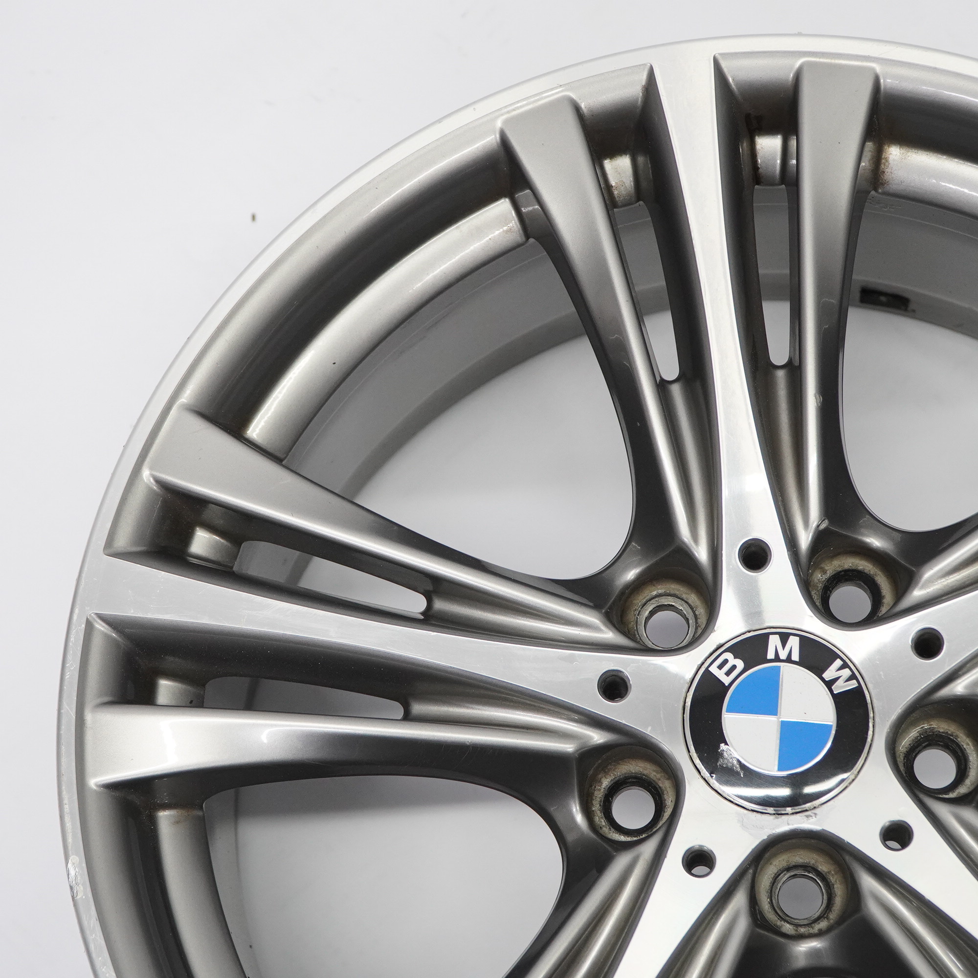 BMW F30 Ferric Grey Rear Alloy Wheel Rim 19" 8,5J ET:47 Star Spoke 407 6857566