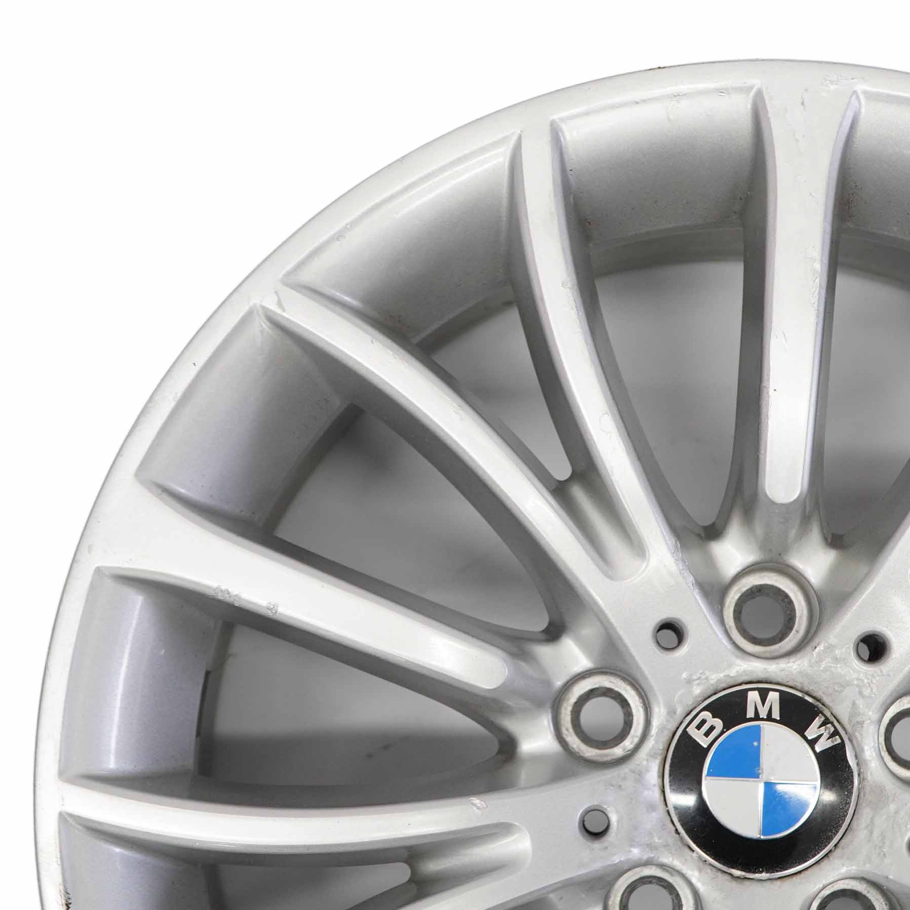 BMW F10 F11 F12 Silver Alloy Wheel Rim 18" Multispoke 454 8J ET:30 6857668