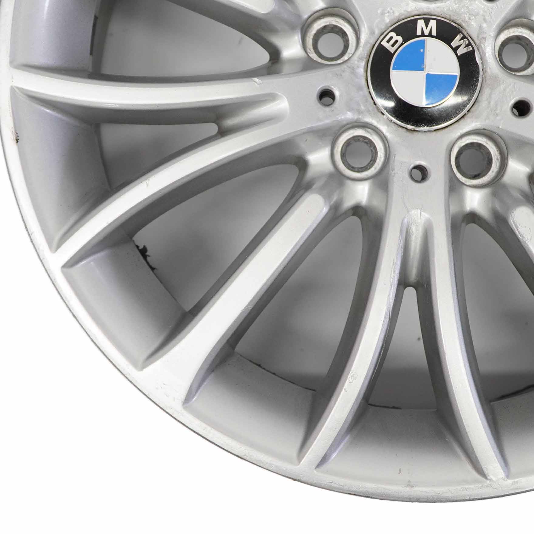 BMW F10 F11 F12 Silver Alloy Wheel Rim 18" Multispoke 454 8J ET:30 6857668