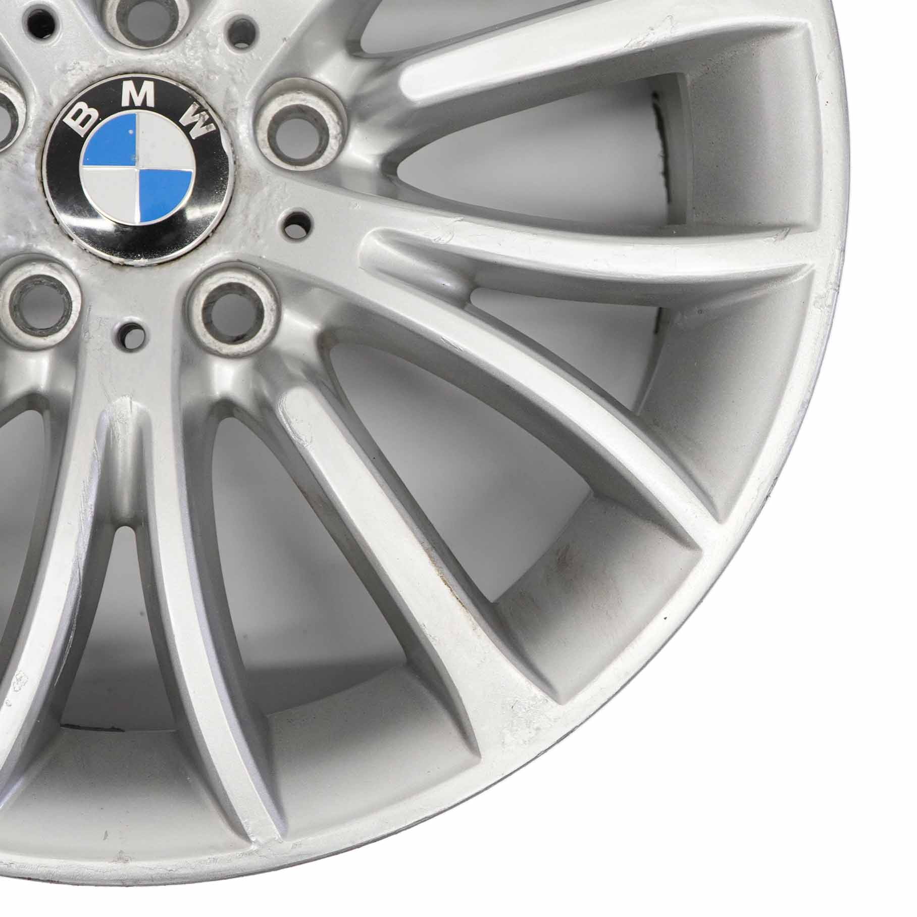 BMW F10 F11 F12 Silver Alloy Wheel Rim 18" Multispoke 454 8J ET:30 6857668