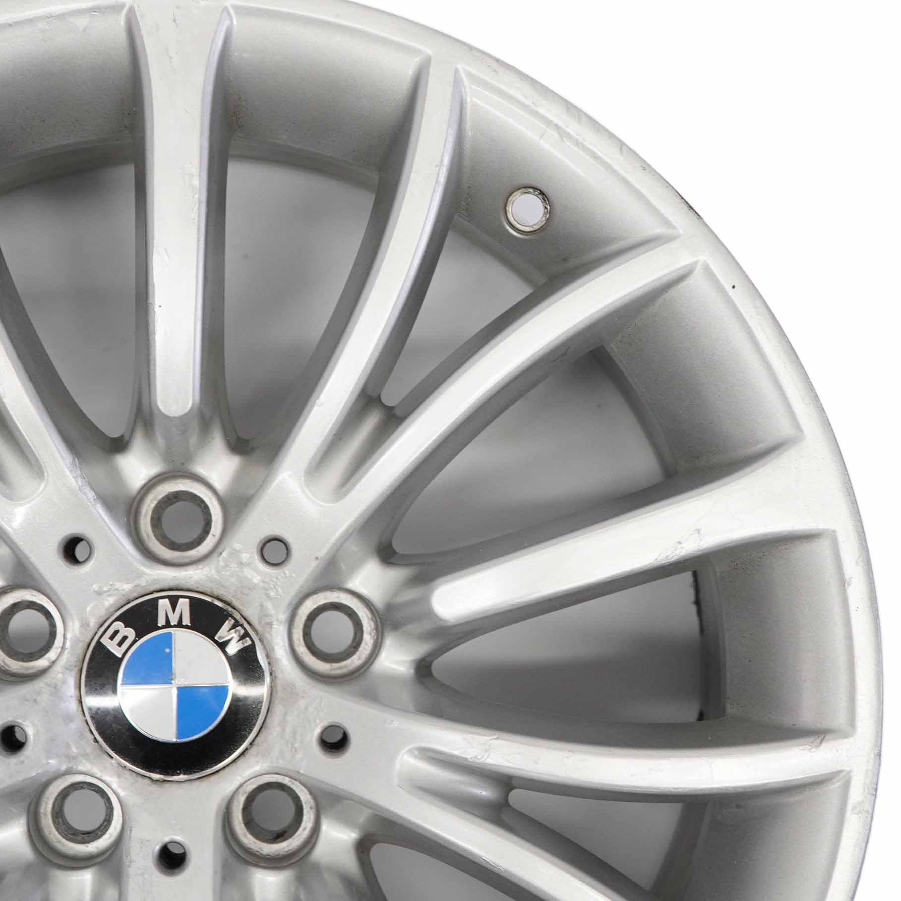 BMW F10 F11 F12 Silver Alloy Wheel Rim 18" Multispoke 454 8J ET:30 6857668