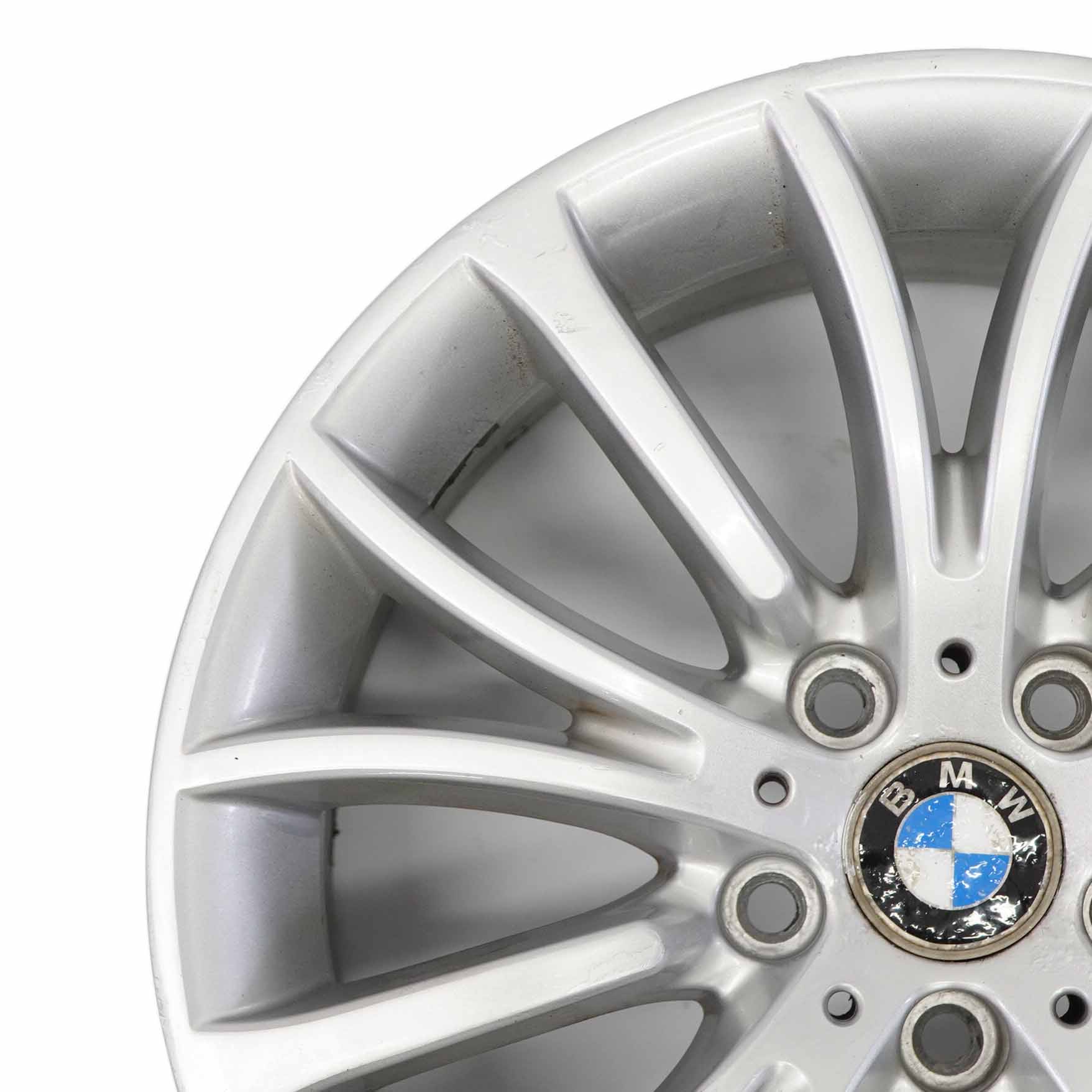 BMW F10 F11 F12 Silver Alloy Wheel Rim 18" Multispoke 454 8J ET:30 6857668